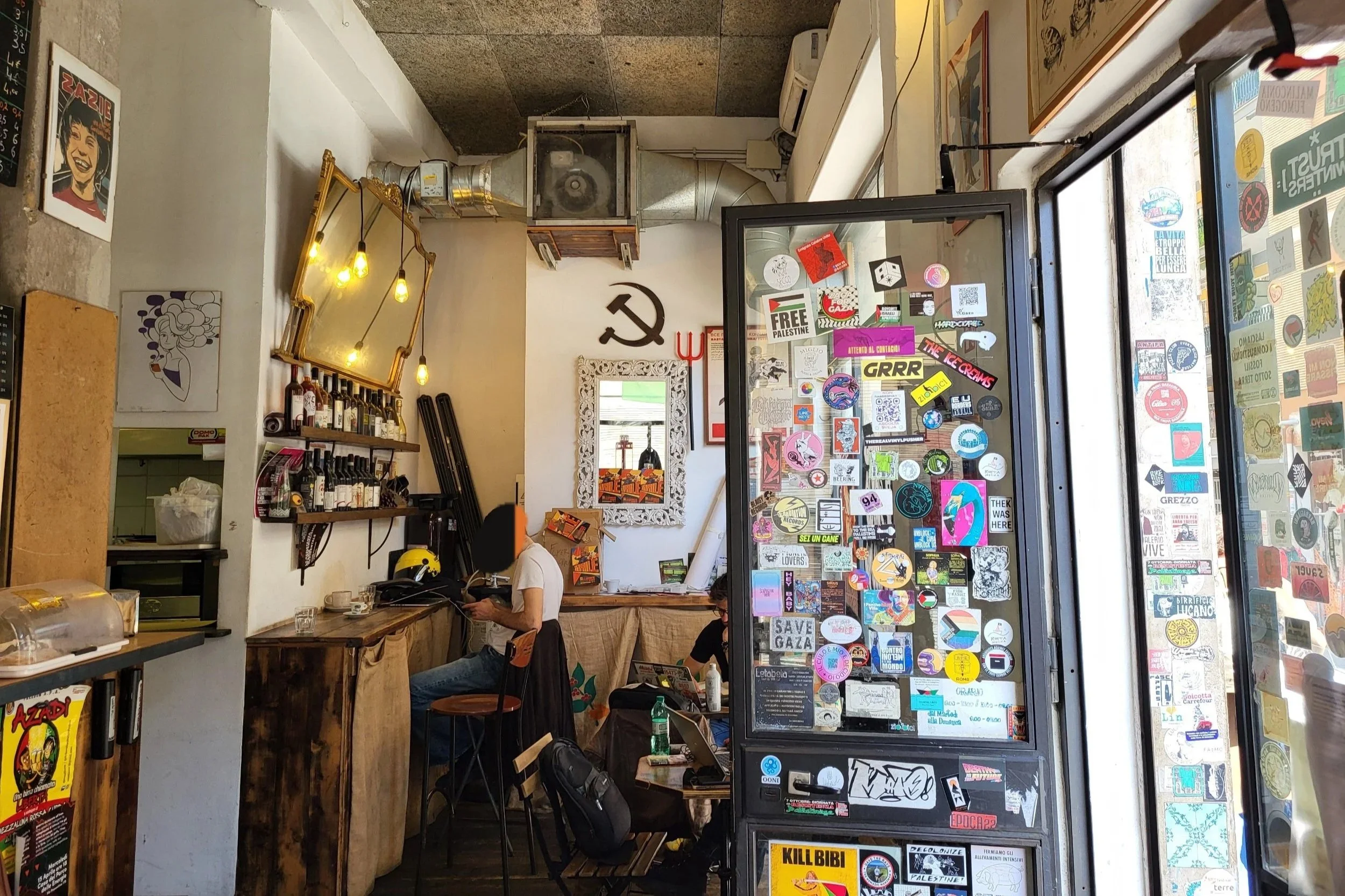 Zazie nel Metro cafe Pigneto