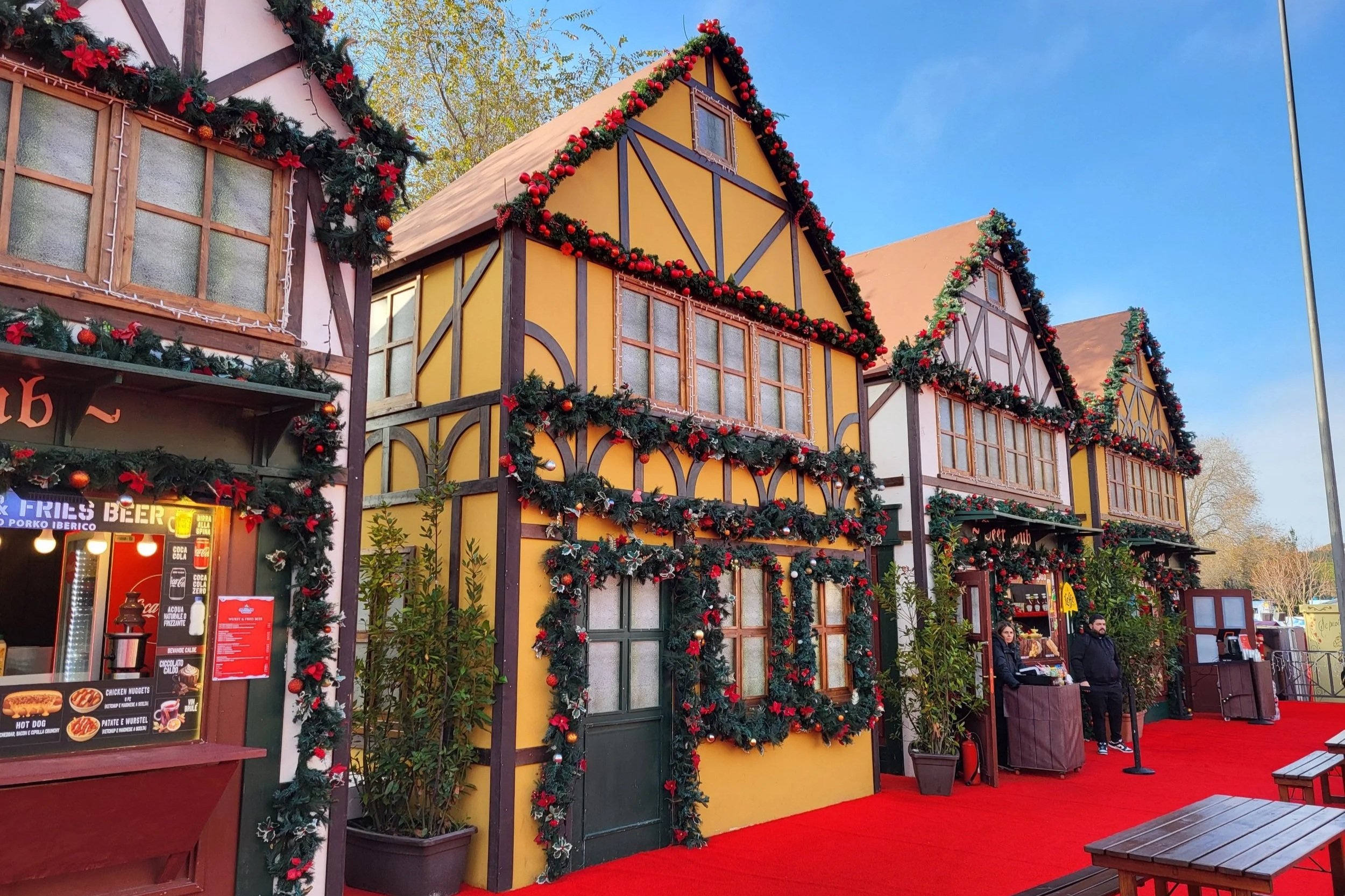 German style Christmas houses