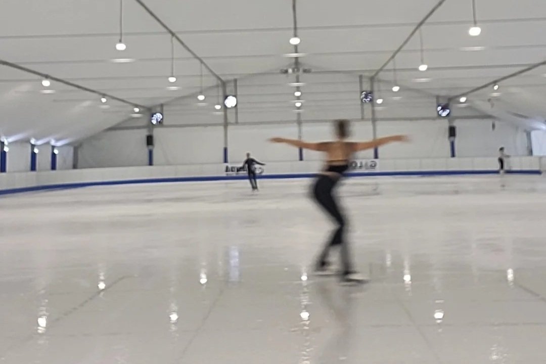 Picture of me ice skating at Sporting Club Panda