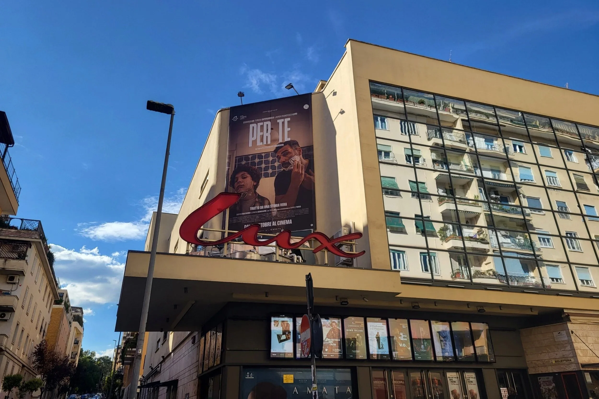Modern Cinema Multisala Lux exterior in Trieste, Rome