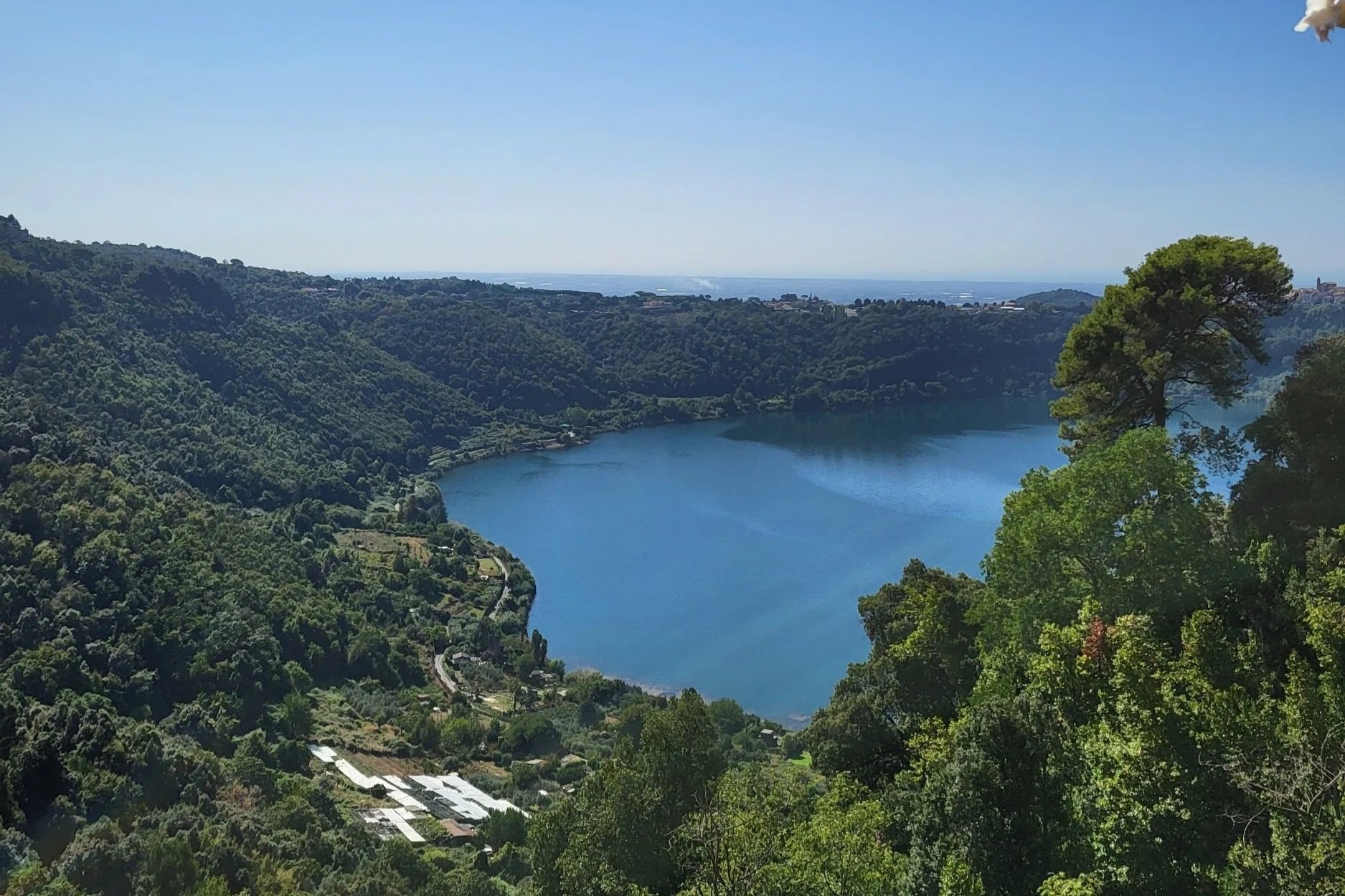 Lake Nemi from above
