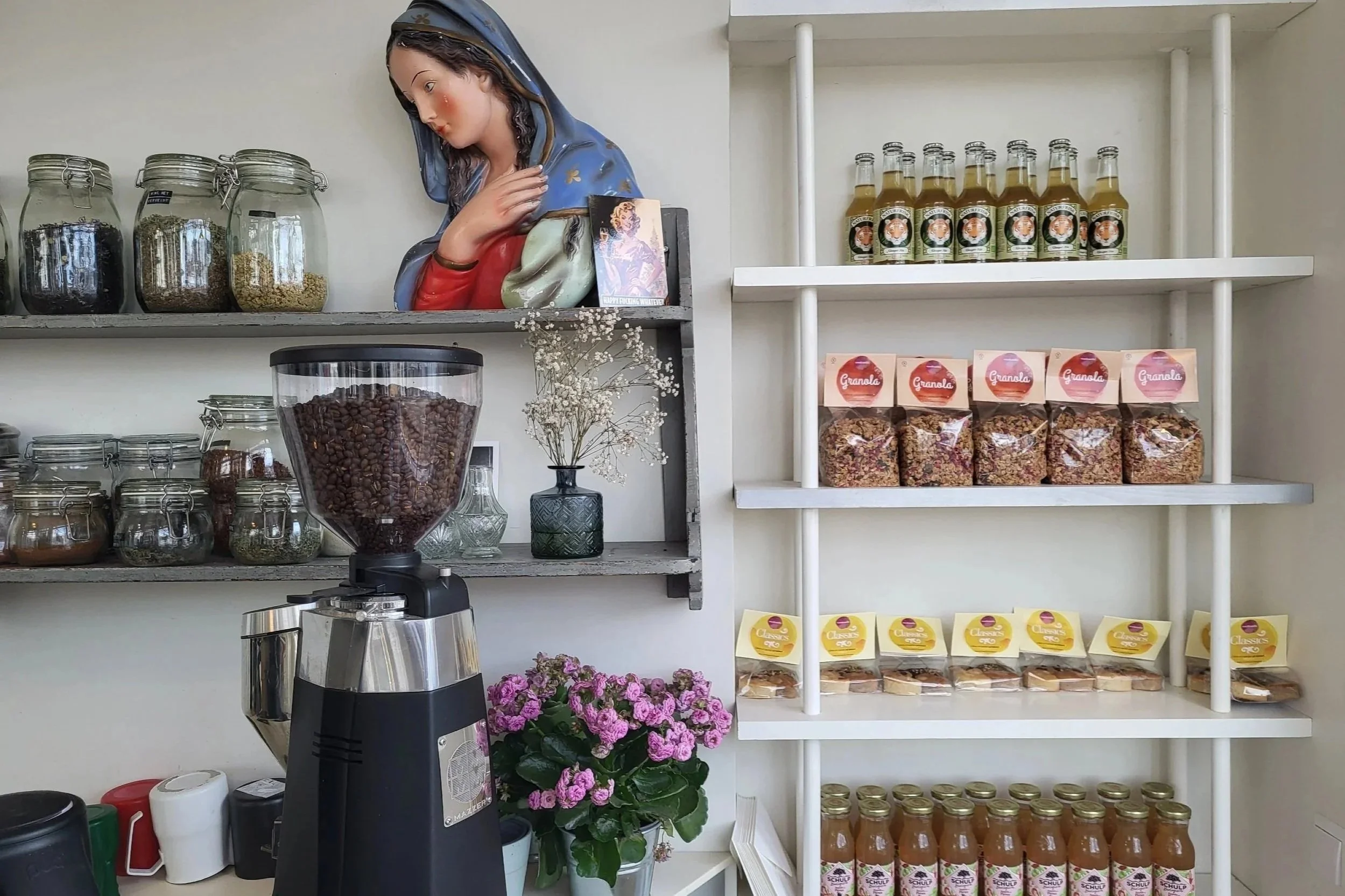 Interior of Rose & Vanilla bakery in Utrecht