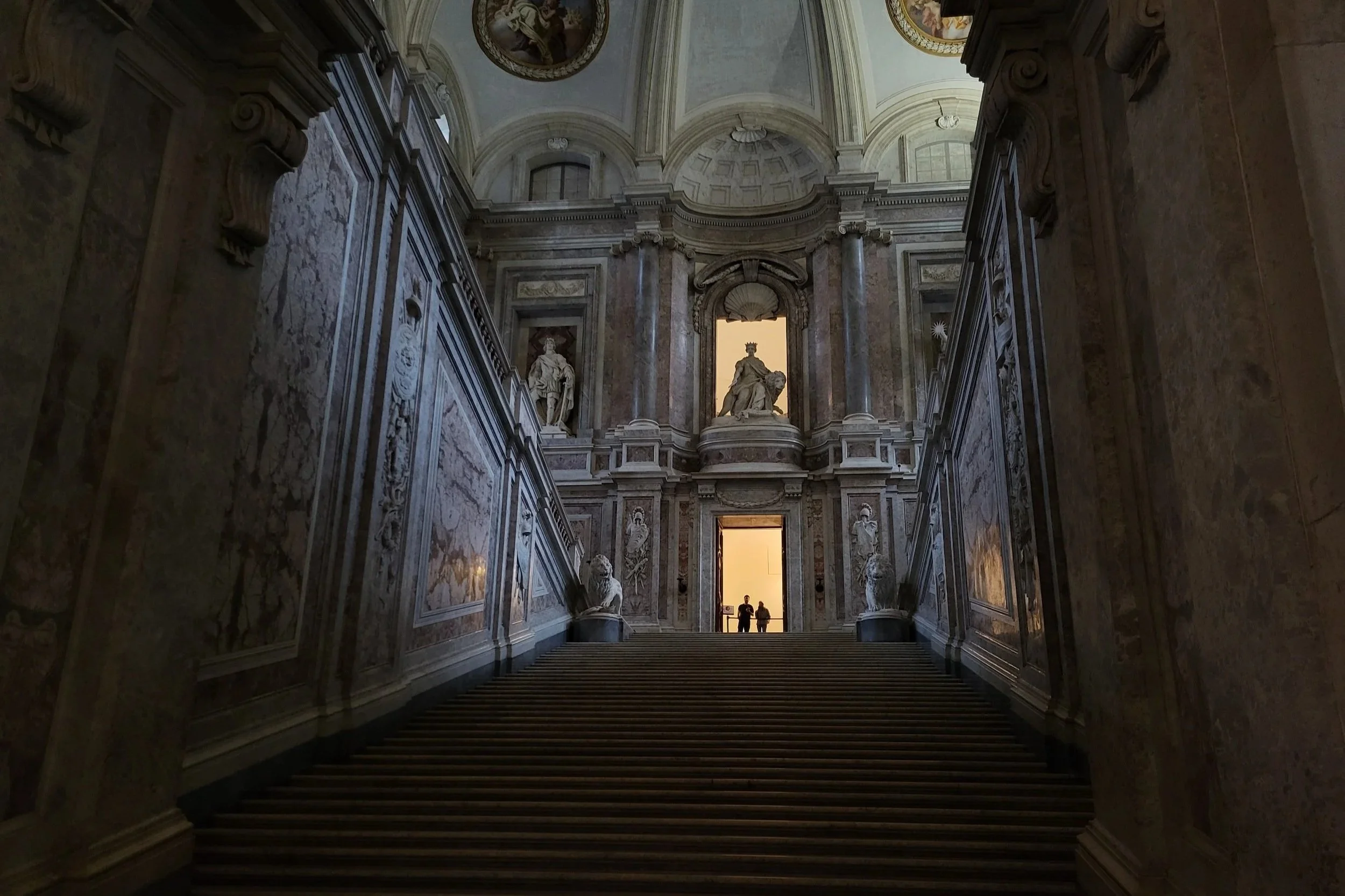 Grand entrance of the Reggia di Caserta