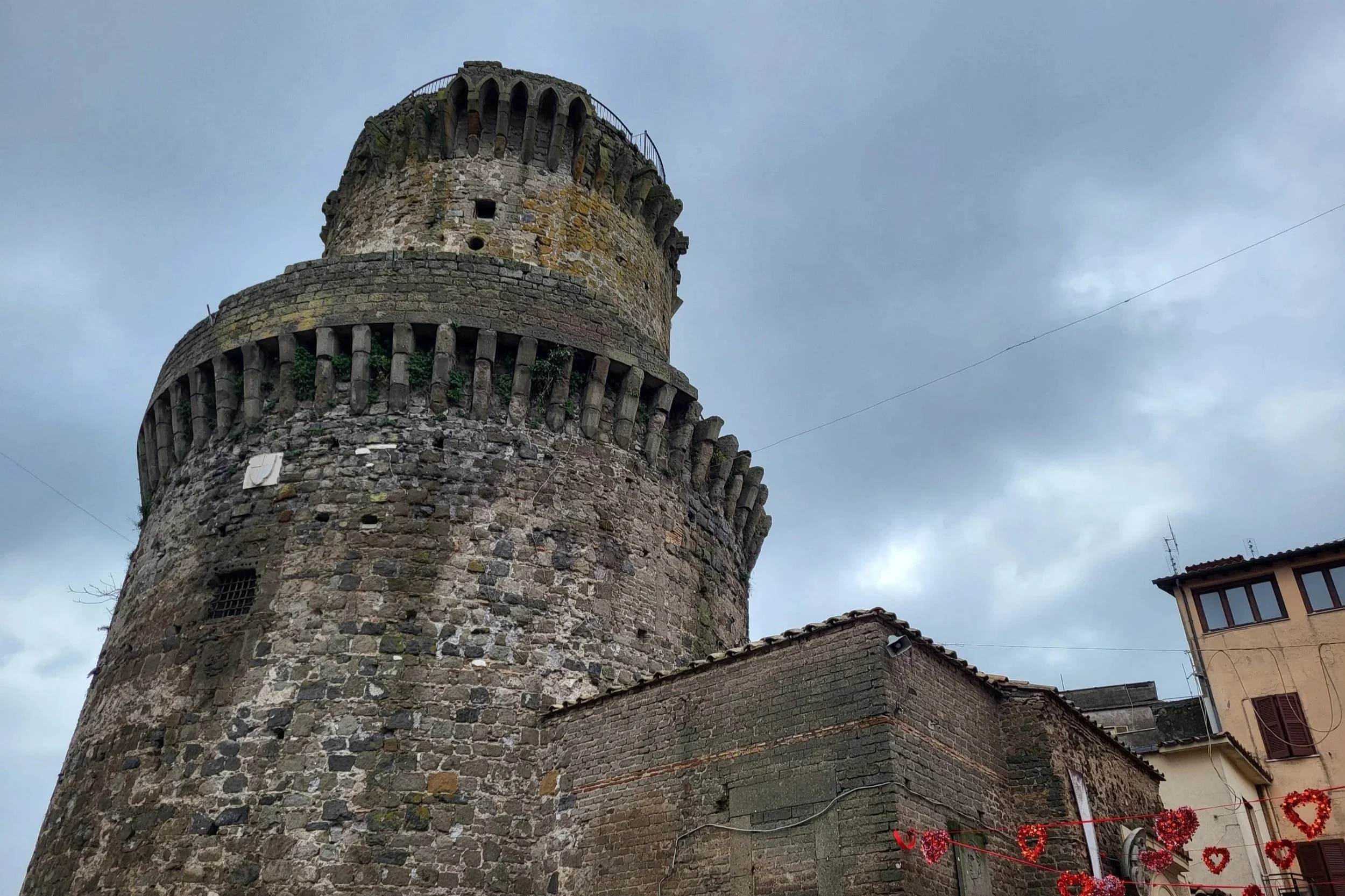 Medieval tower in Lanuvio