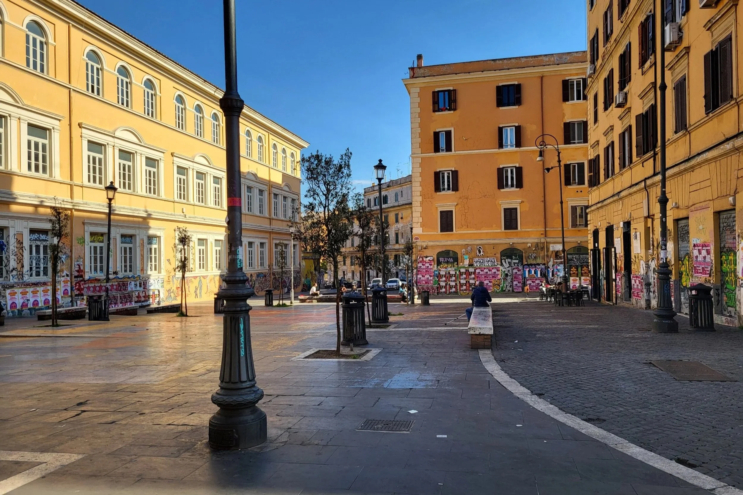 Square in San Lorenzo in Rome