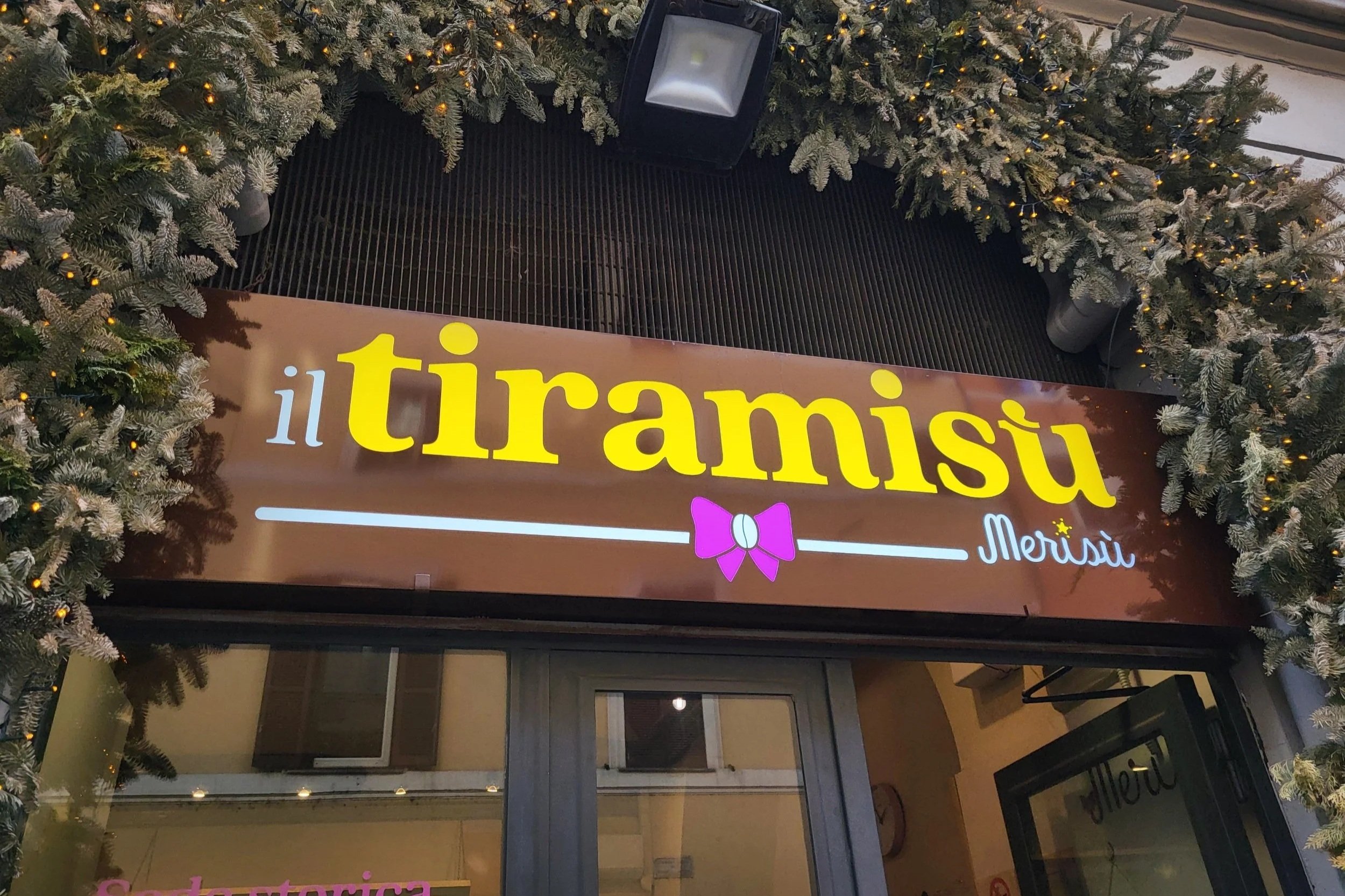 Store of Tiramisú Merisù in Rome