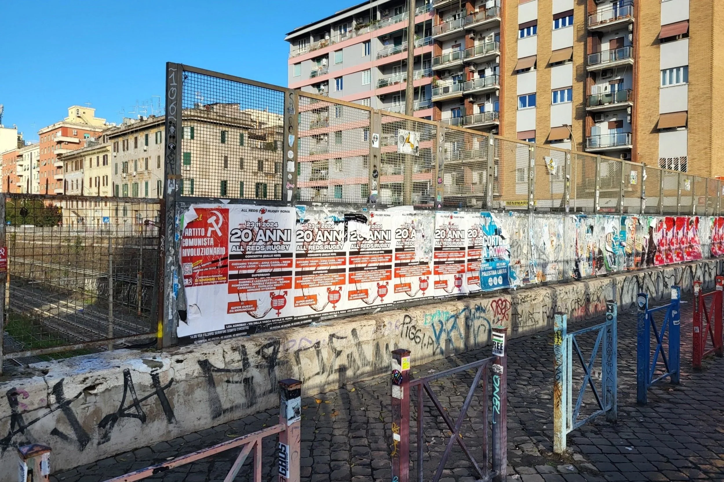 Bridge in Pigneto area Rome