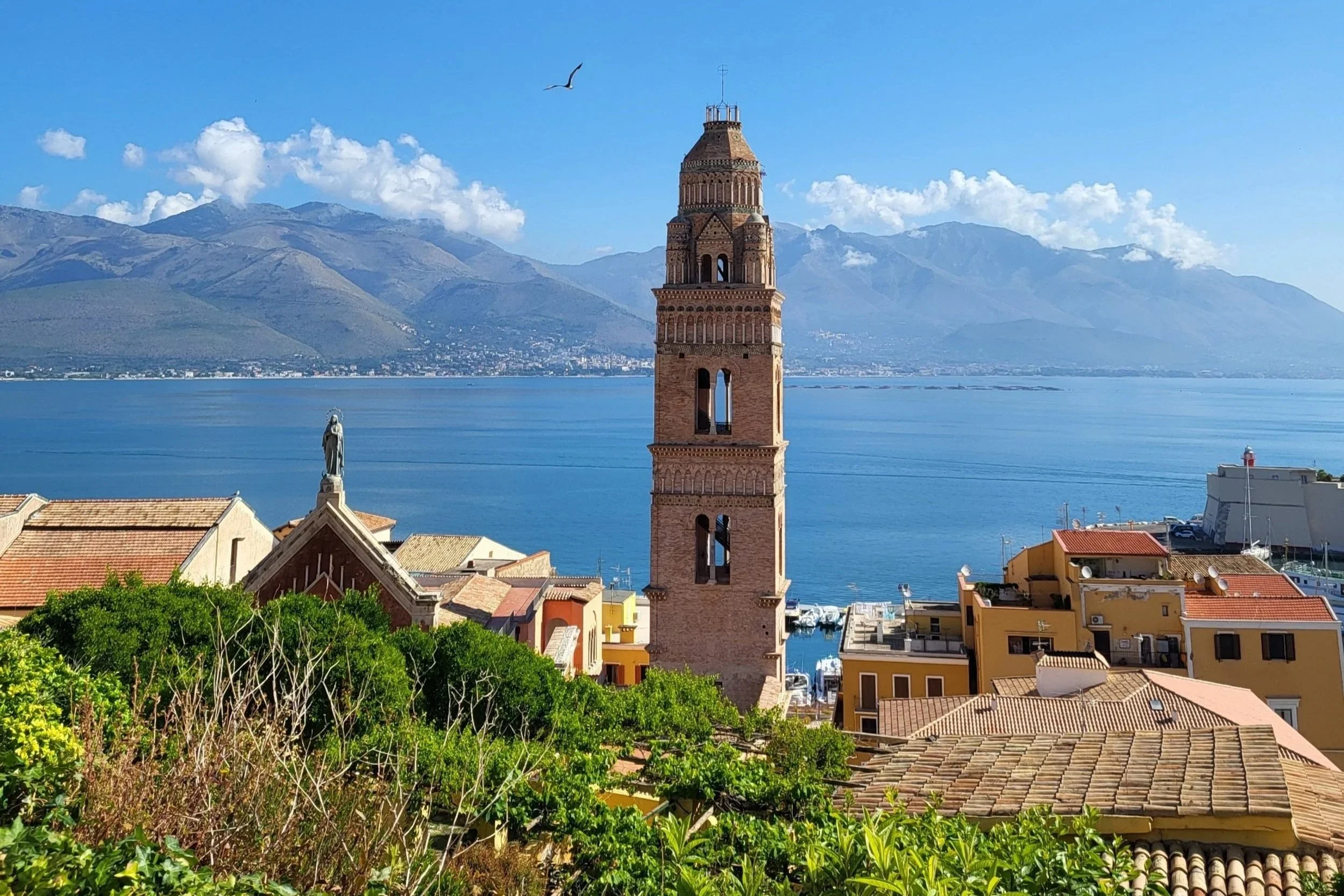 The tower of the Cathedral of Gaeta