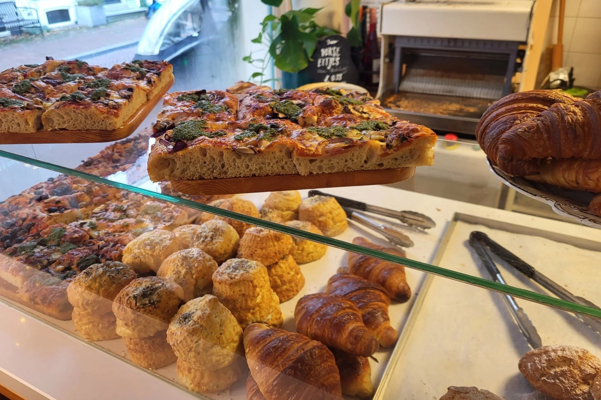 focaccia at KEEK bakery Utrecht