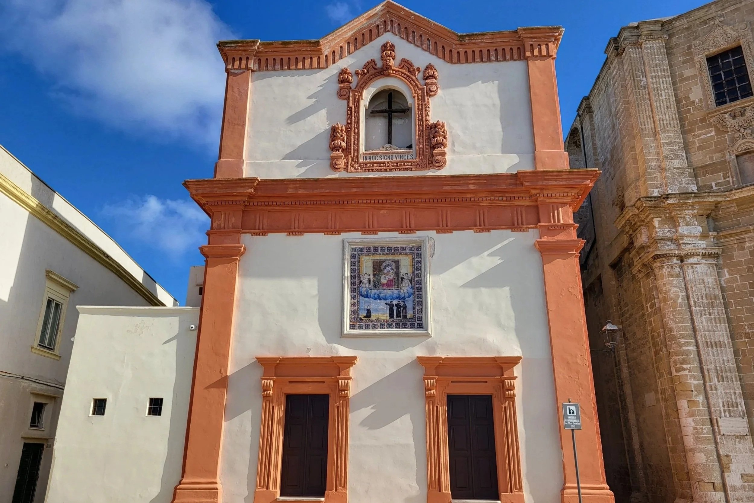 Orange church in Gallipoli