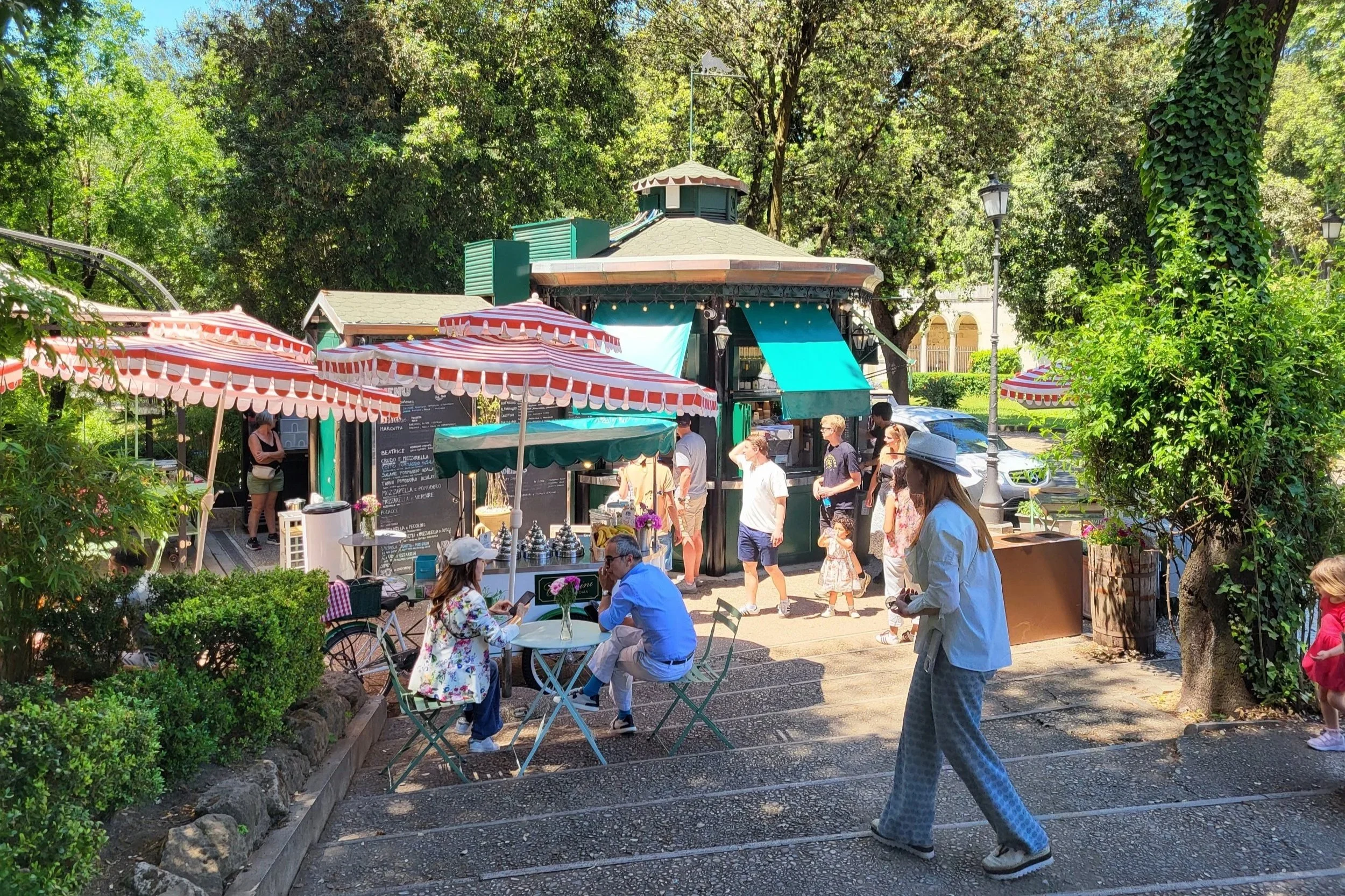 Coffee Kiosk in Villa Borghese