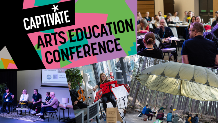 Captivate arts conference poster