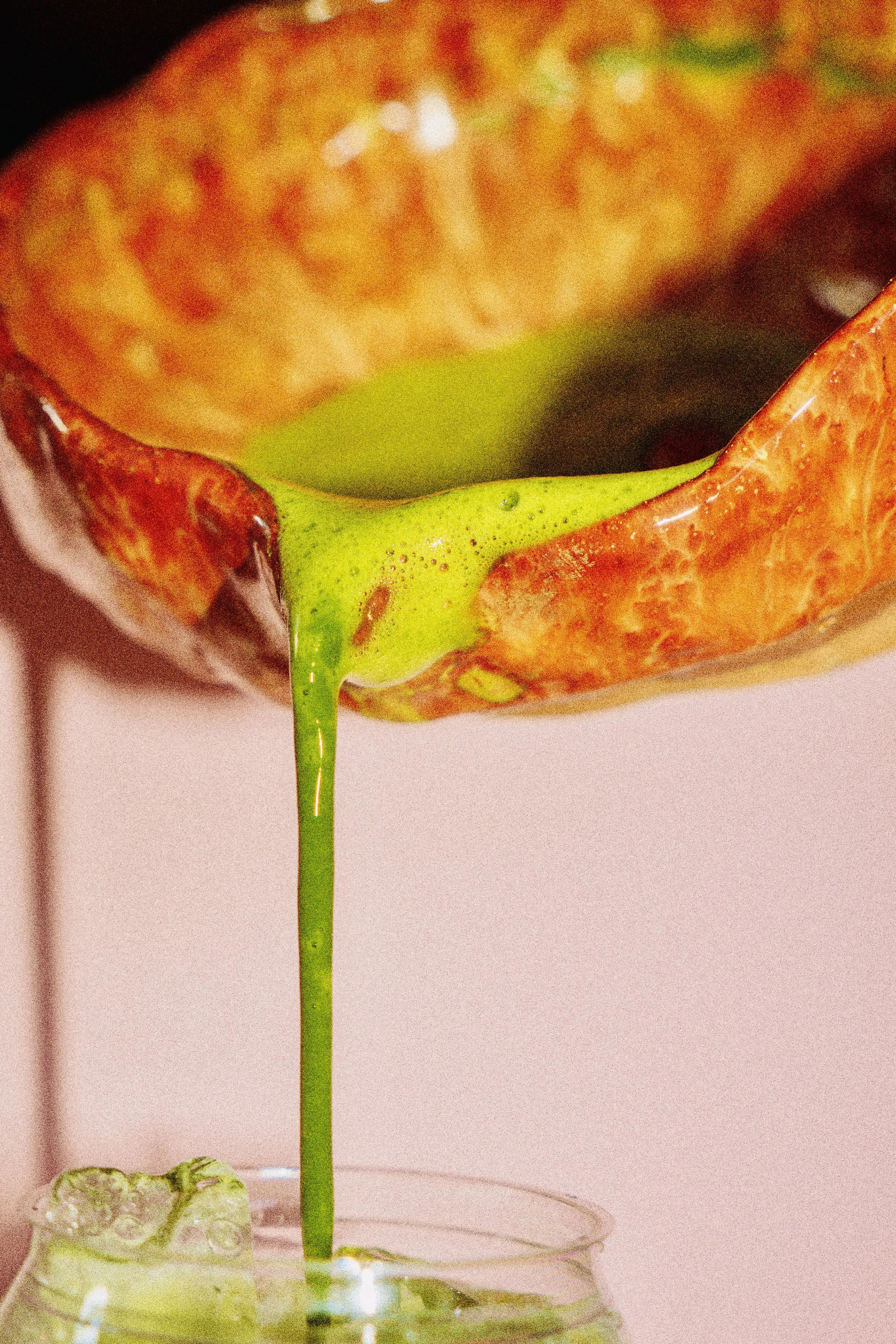 Matcha Being Poured