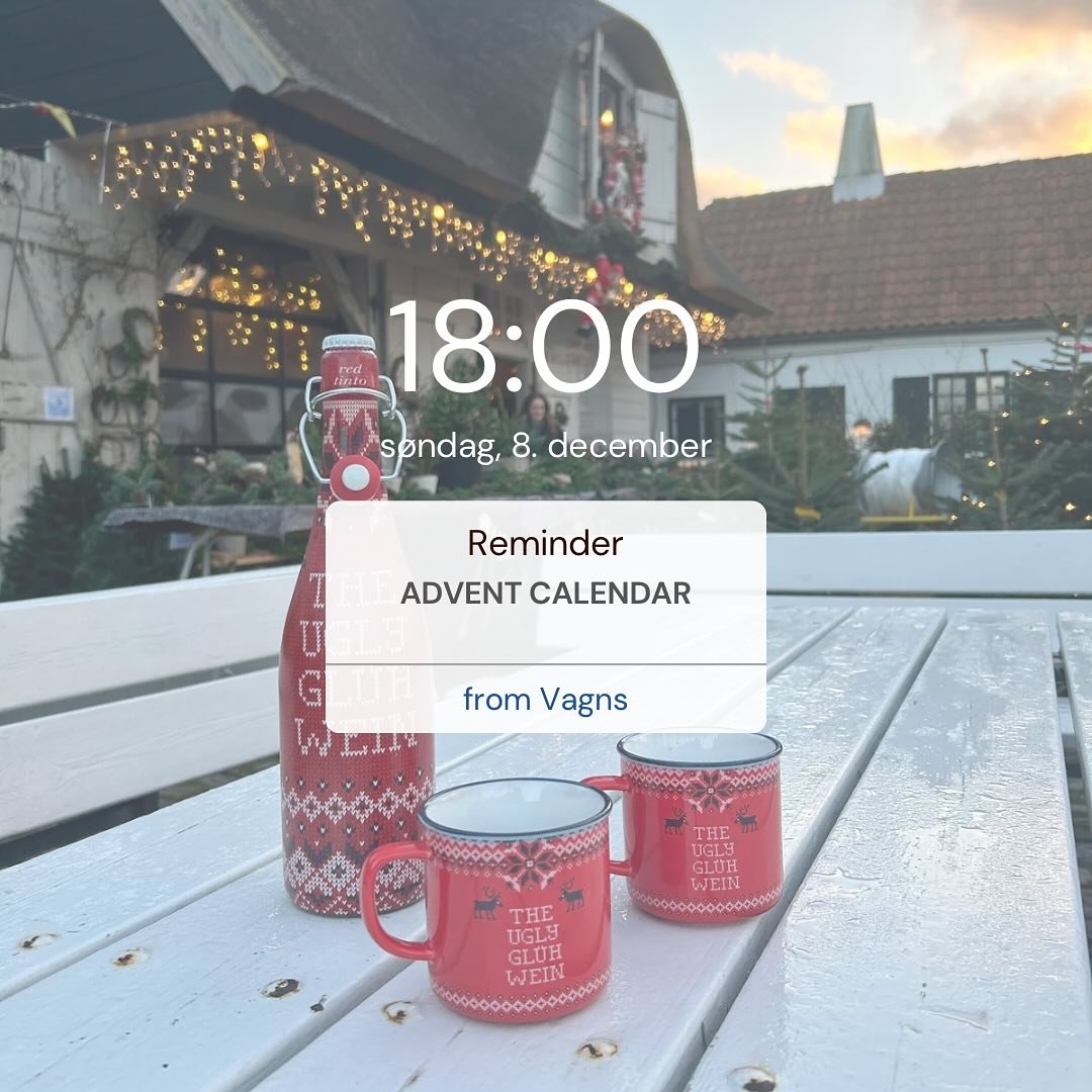 🎁 Det er gavernes tid! Deltag i vores Adventskalender-giveaway og vind STORT! Hver s&oslash;ndag i december tr&aelig;kker vi &eacute;n heldig vinder 🎁

🎄 Uge 2 af vores Adventskalender-giveaway giver dig den perfekte hyggeoplevelse! Denne uges vin