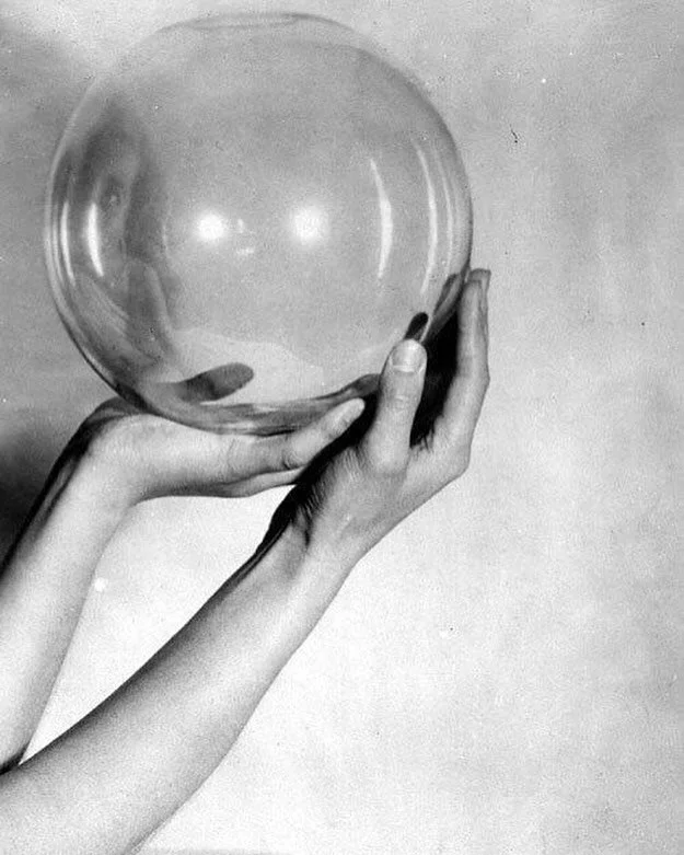 Hand Study with Glass Ball by Ernst Wenke, 1930.