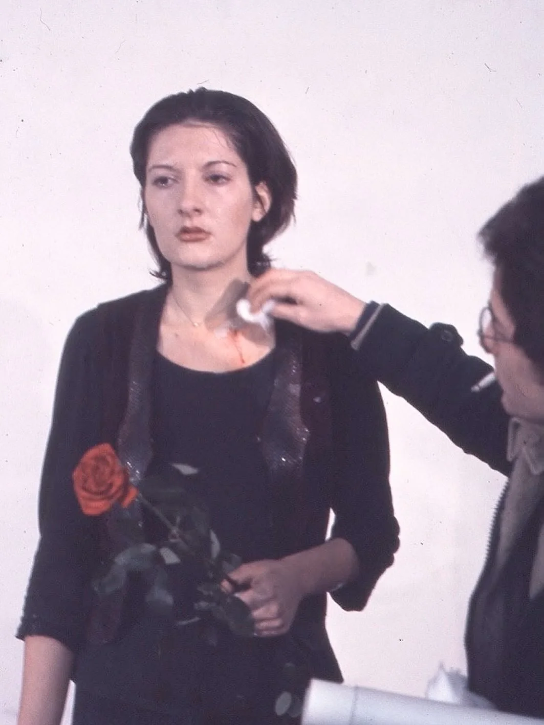 Marina Abramović, Rhythm 0, 1974. Still.

Marina Abramović&rsquo;s acclaimed Rhythm 0 was an endurance art performance in which audience members were dared to use various items to interact with the artist who was rendered an object, unable to interve