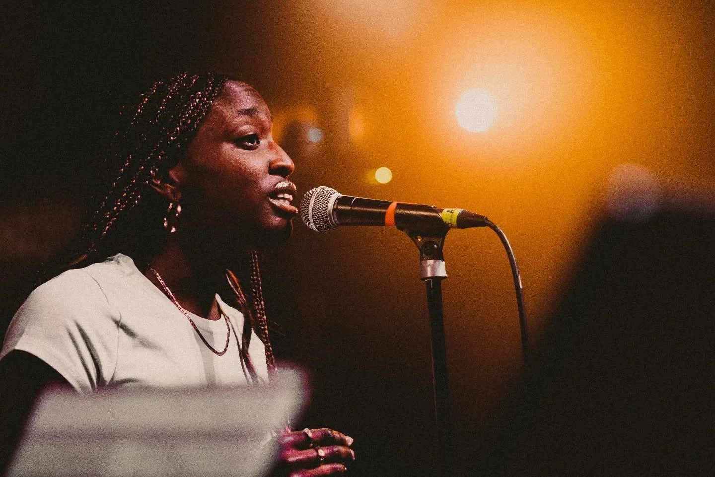 Tonight!

Straight-ahead Saturdays!

Laura Oghagbon:

Featuring:
Timmy Allan 
Finlay Morgan 
Luka Barrie 

19:00 Doors, 20:00 Set, jam after. Resident DJ til late!

&quot;Inspired by Sarah Vaughan, Ella Fitzgerald just graduated RCS ! 

Laura Oghagbo