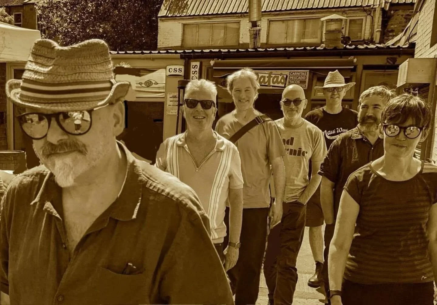 Tonight!

Straight-ahead Saturdays!

The Jack Ruby 5

18:00 Doors
20:00 Set, jam after
Resident DJ til late

&quot;The Jack Ruby 5 are an 8-piece ensemble based in Glasgow, and their debut album, Despedida La Bodega, is an homage to Glasgow&rsquo;s f