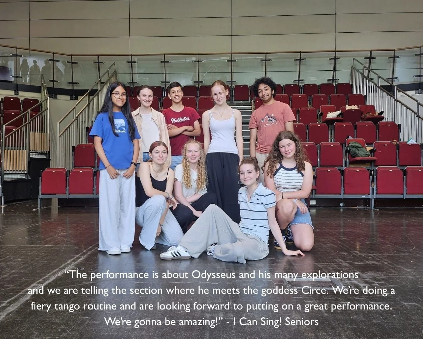 Last week at the Saturday Programme, we spoke to our I Can Sing! students, who are performing in both an ‘Odyssean Journey’, and Matthew King’s ‘Odyssean Variations’, and they shared their excitement for the upcoming per