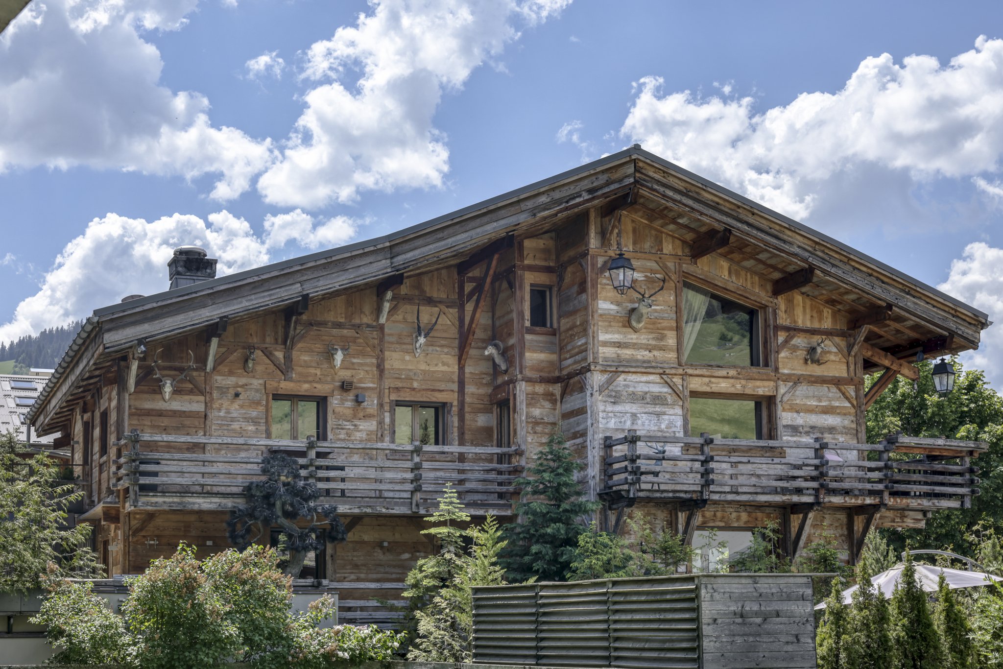 luxury vacation chalet Mégève village