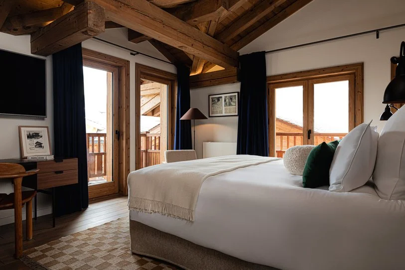 courchevel 1550 chenus luxury chalet bedroom