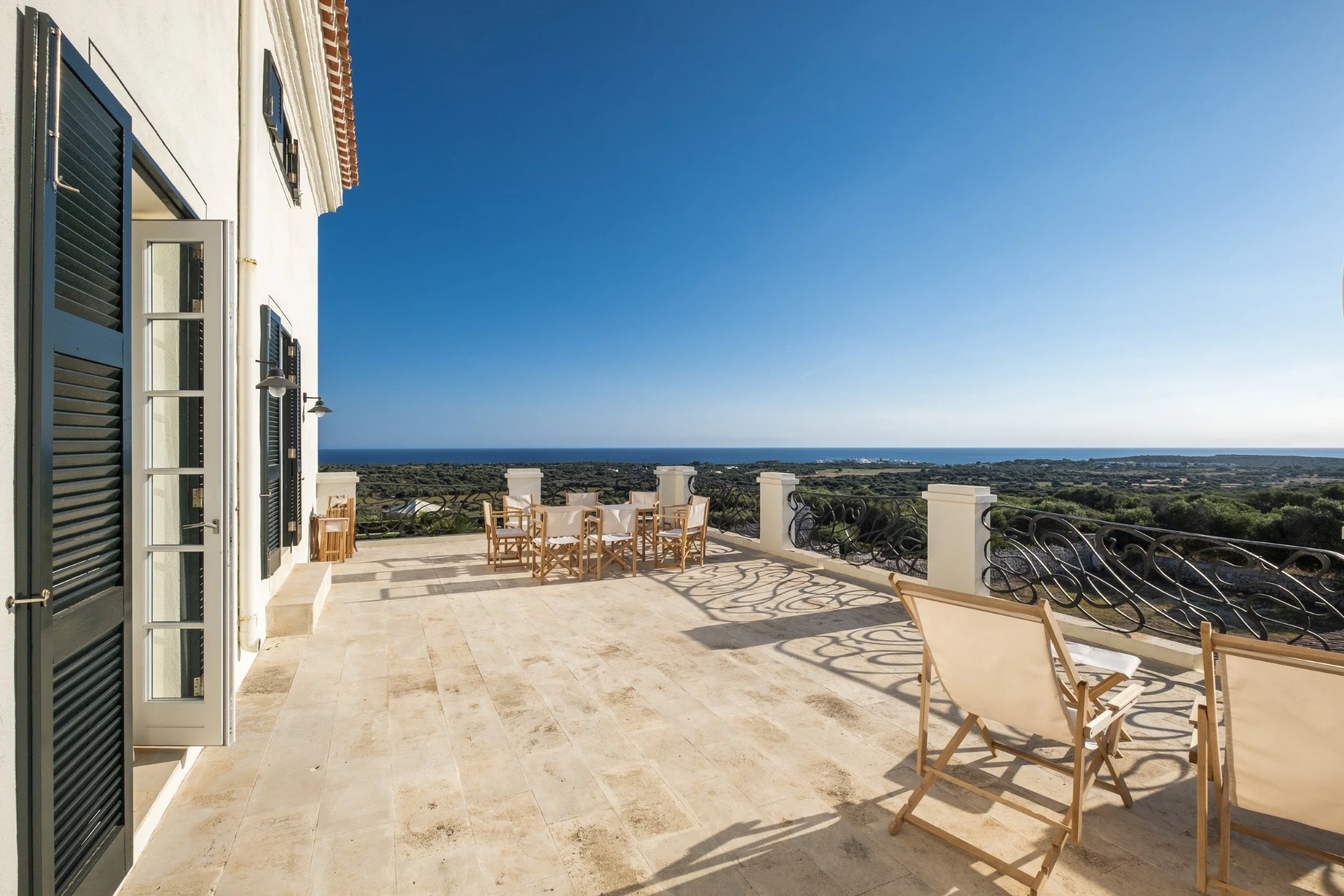 wedding in Menorca Canutells terrace