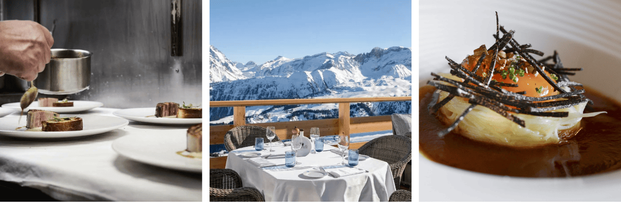 michelin starred restaurant in Courchevel