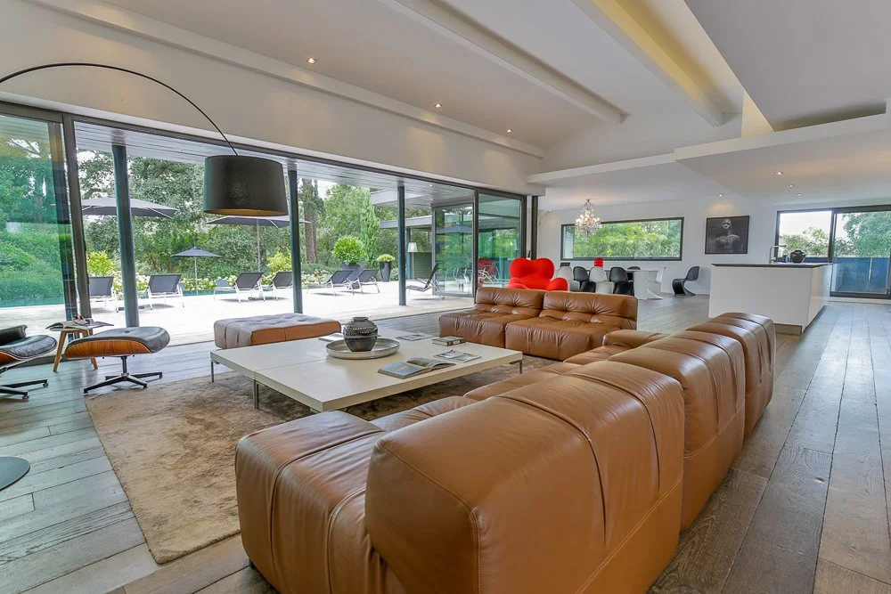 Hossegor luxury villa living room