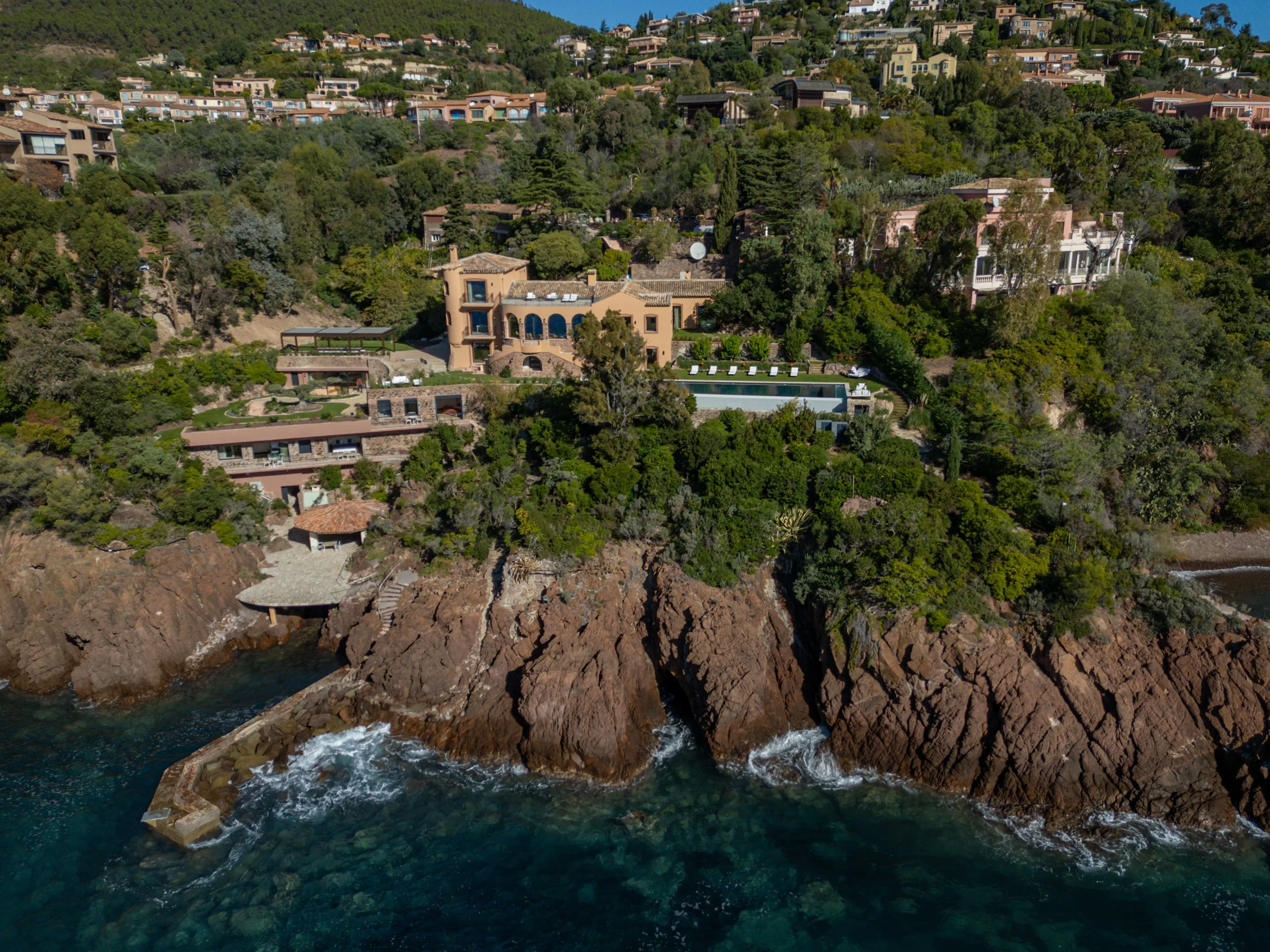 luxury villa Théoule sur Mer sea view