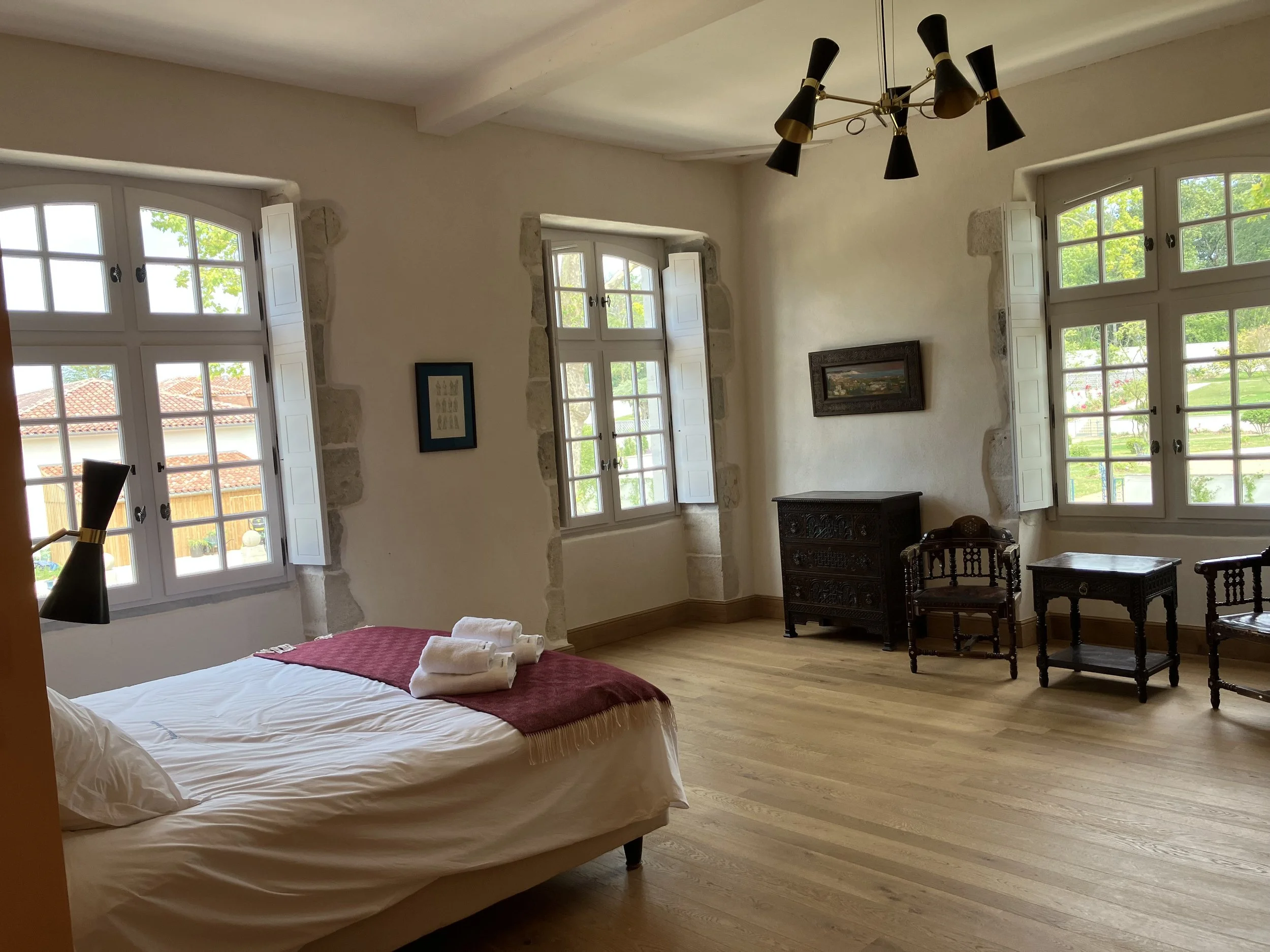 corporate retreat in Bayonne bedroom