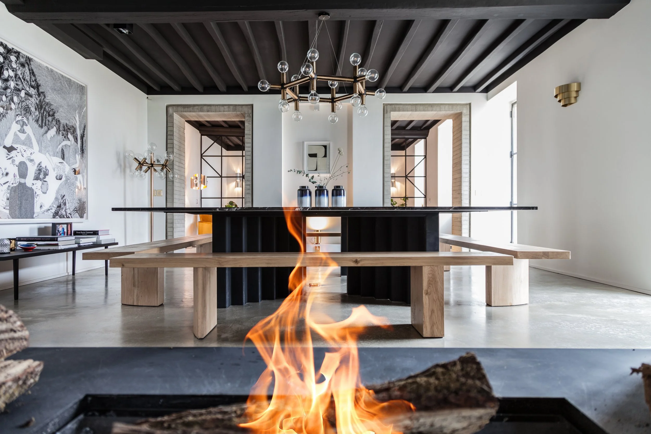 corporate retreat mortagne au perche living room