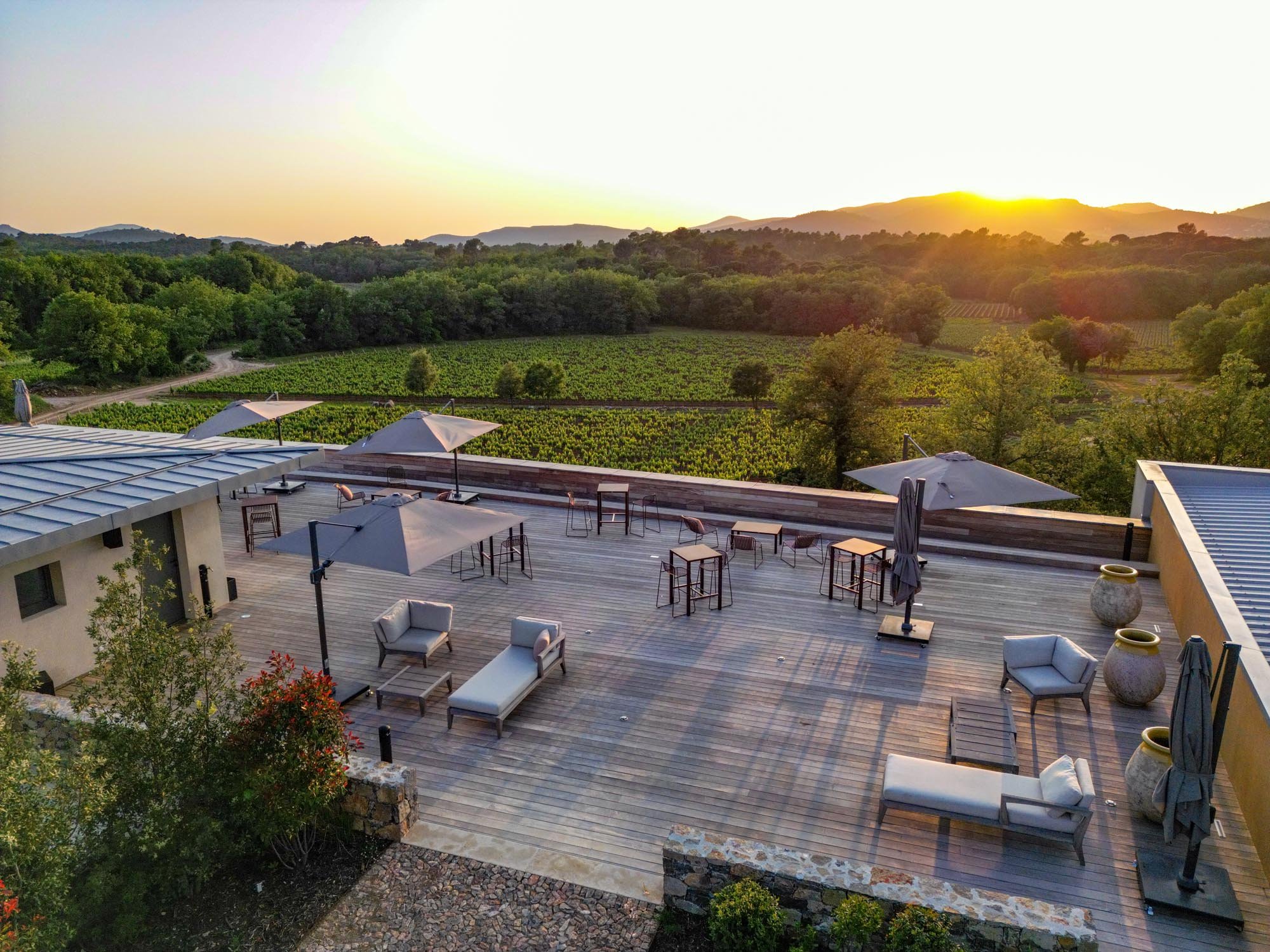 Corporate retreat in Provence terrace