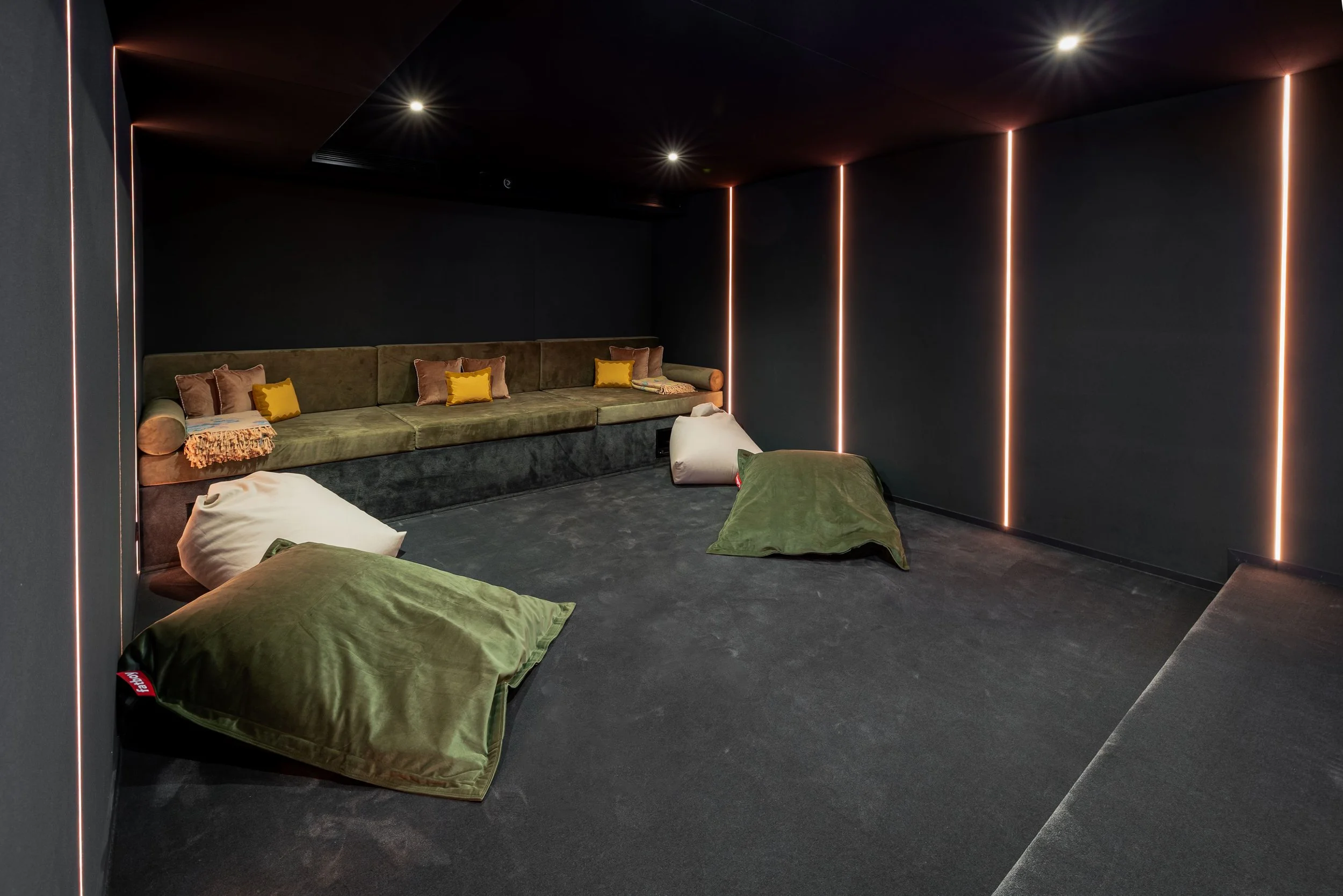 mansion in France home cinema