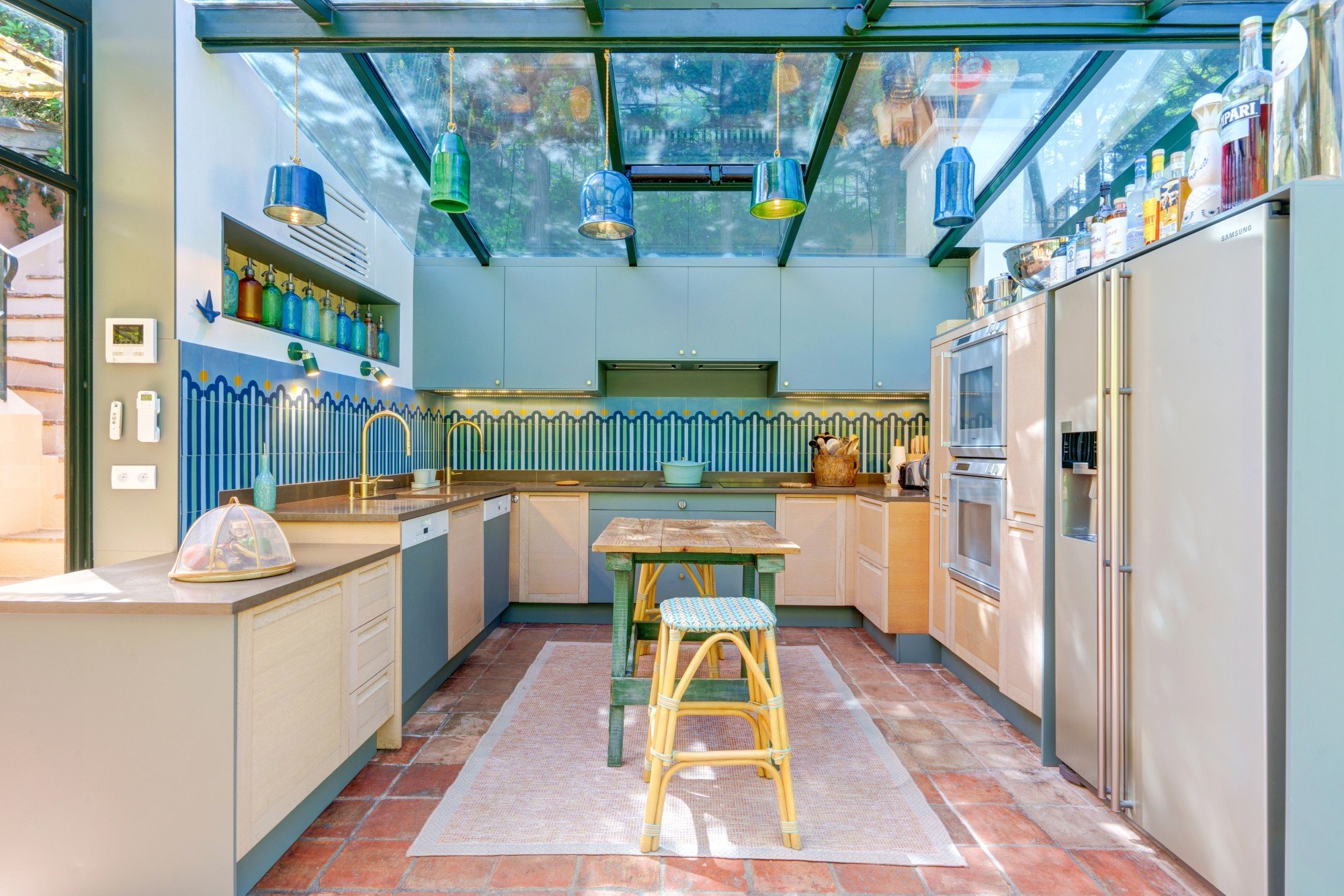 mansion in France kitchen