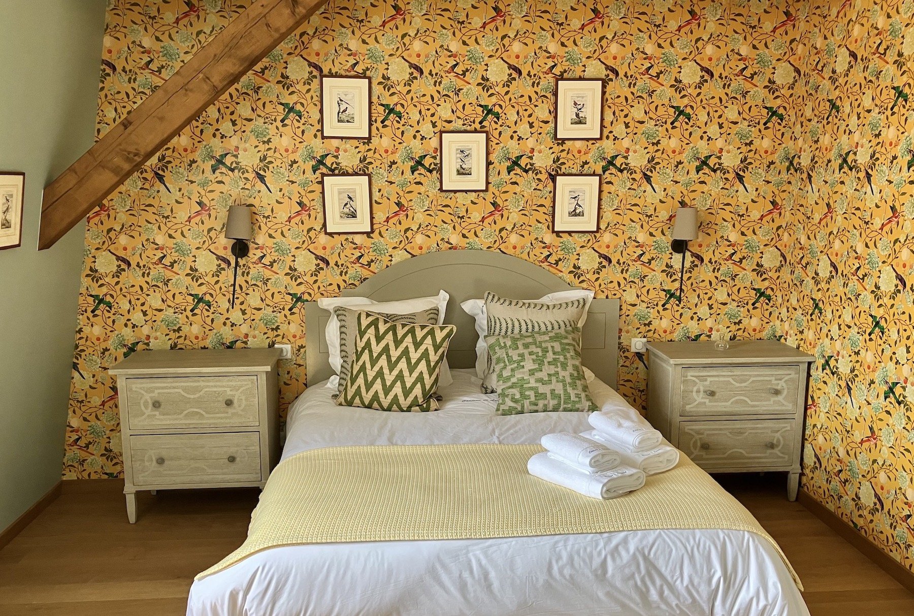 mansion in France bedroom