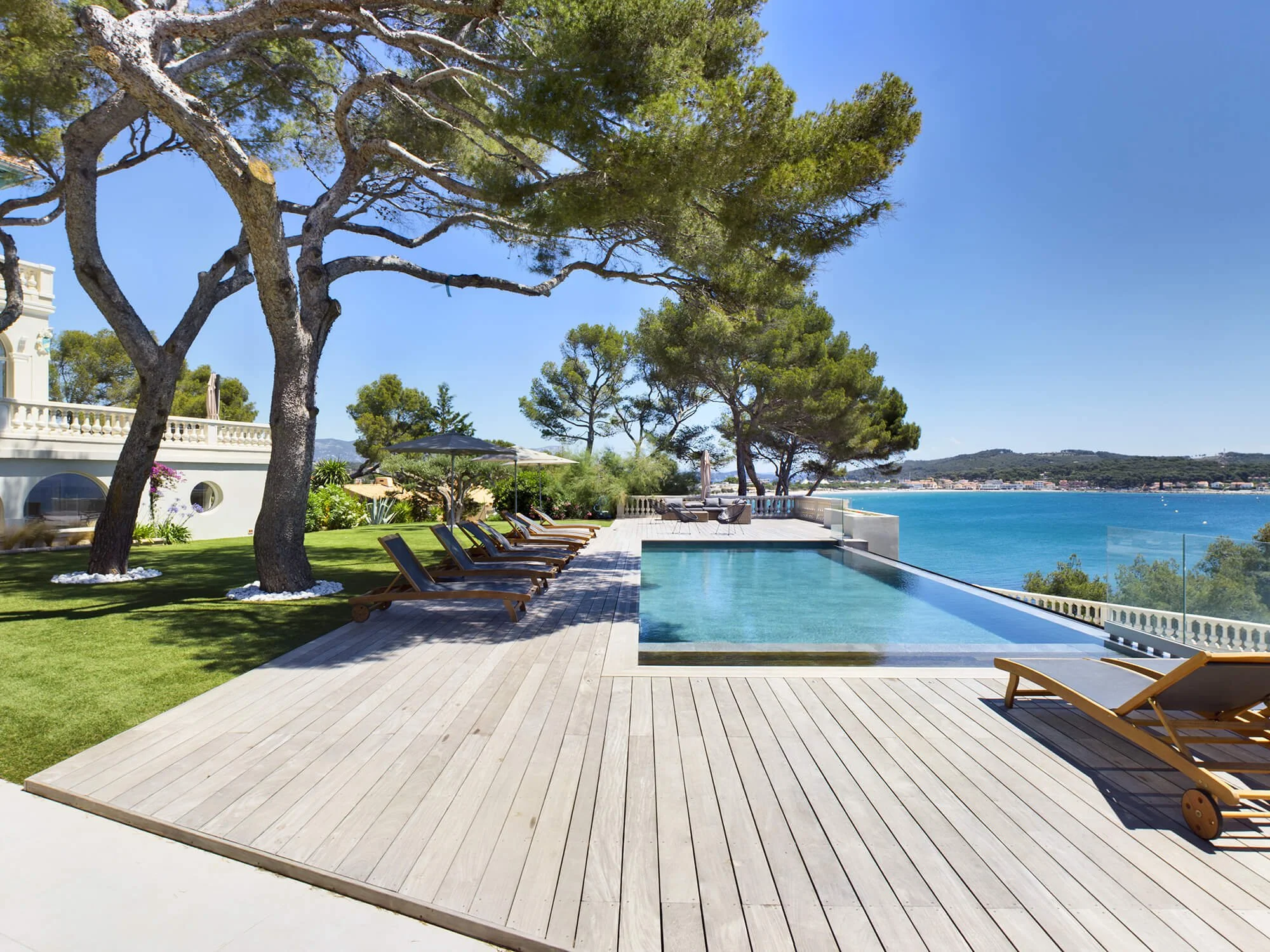 Mediterranean corporate retreat outdoor pool
