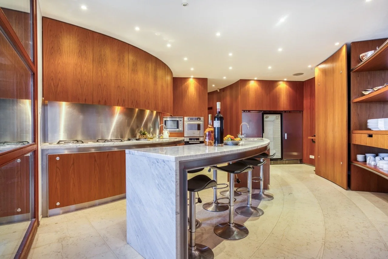 mediterranean corporate retreat kitchen