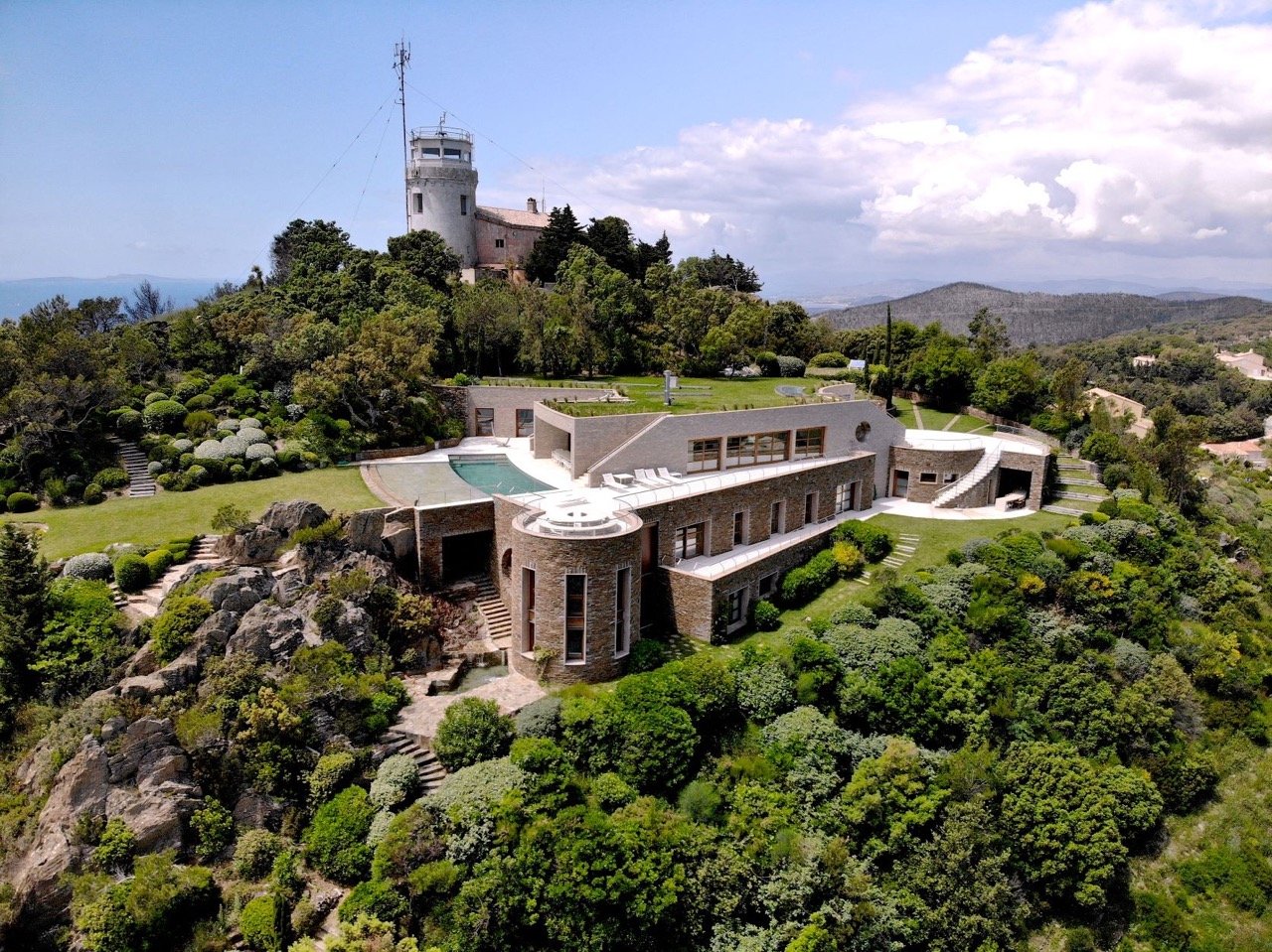 mediterranean corporate retreat luxury house