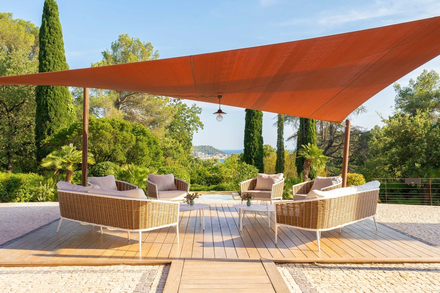 Mediterranean Corporate retreat terrace