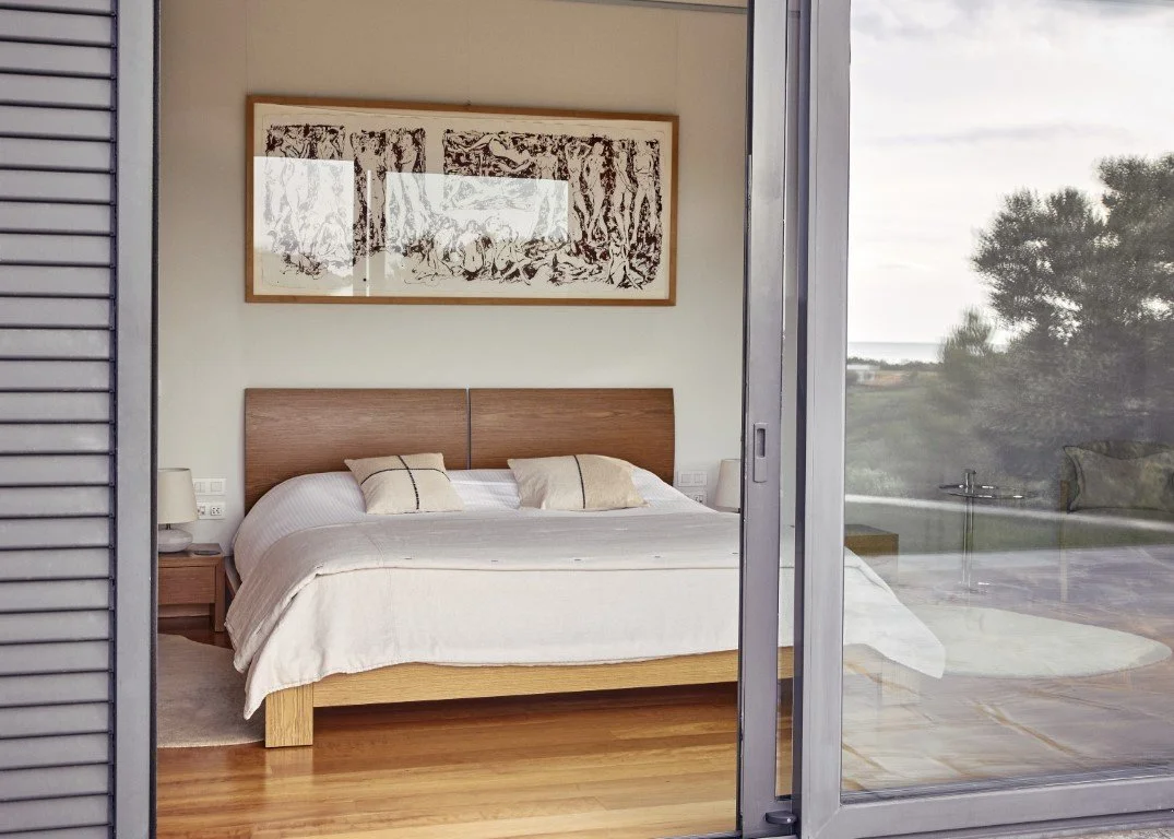 Mediterranean corporate retreat bedroom