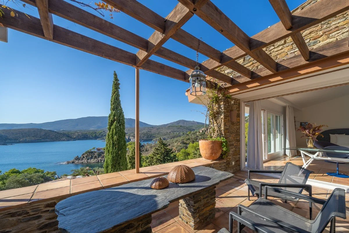 Mediterranean corporate retreat terrace