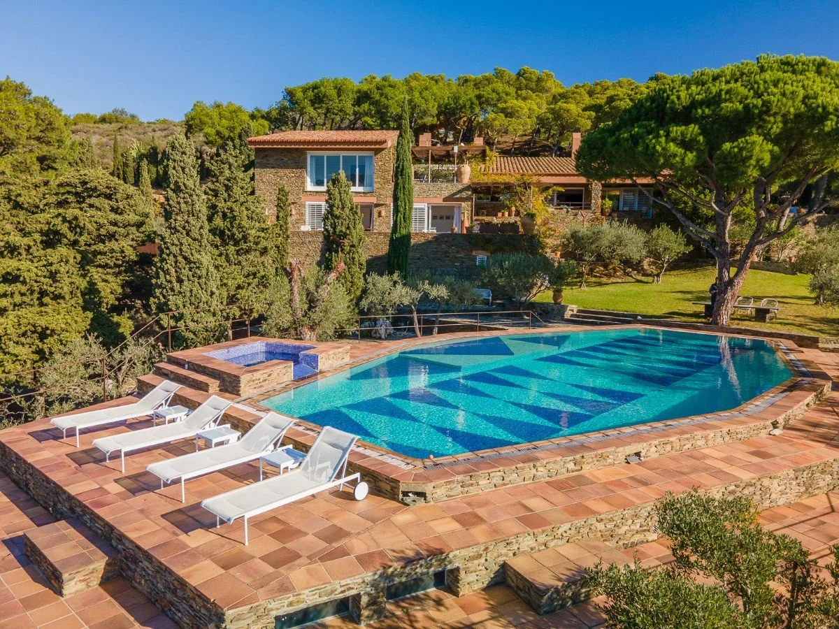Mediterranean corporate retreat outdoor pool