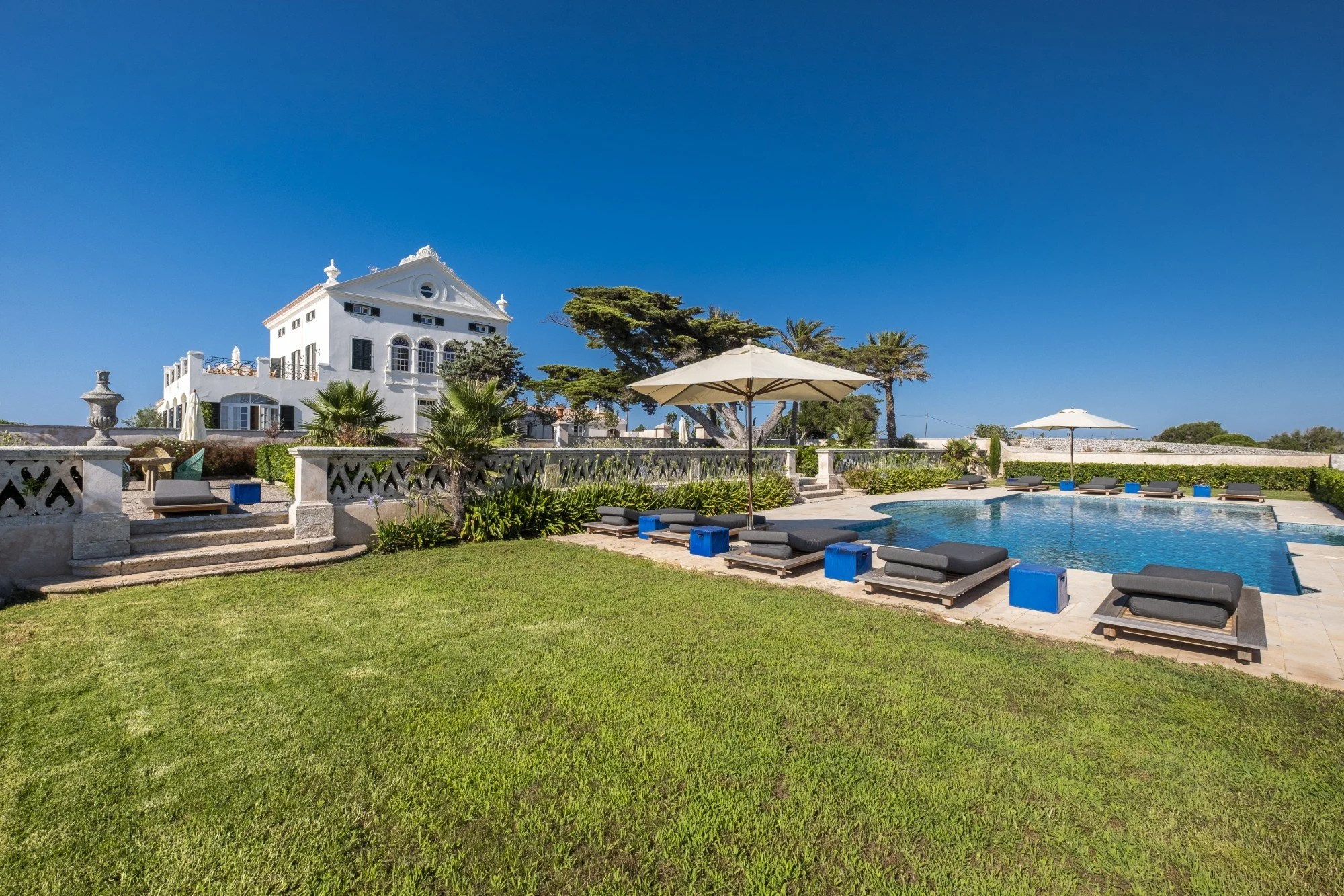 Mediterranean corporate retreat luxury house