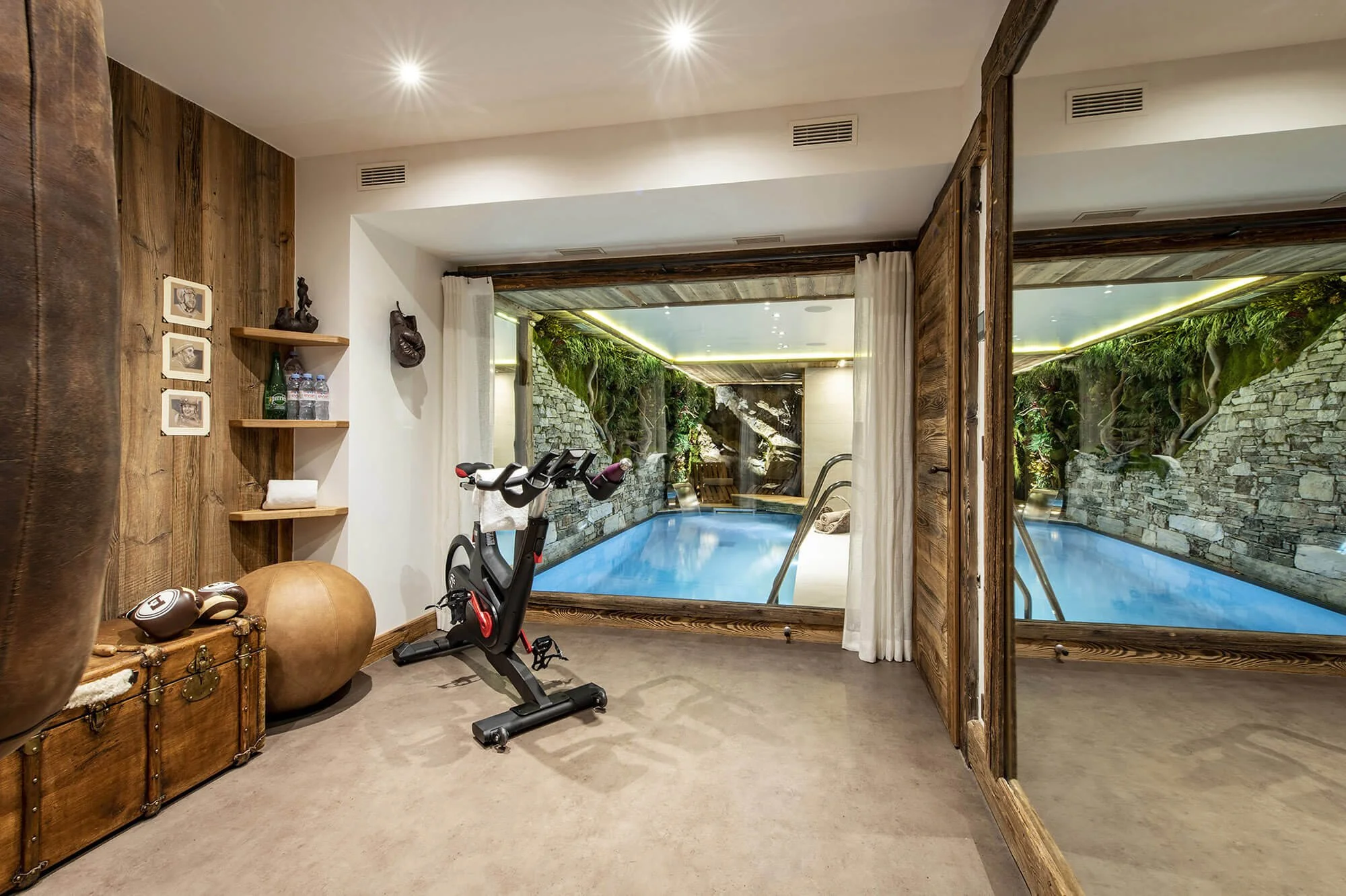 val d'isère la balme gym area