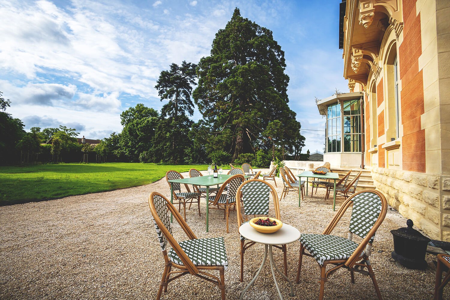 corporate retreat beaune terrace