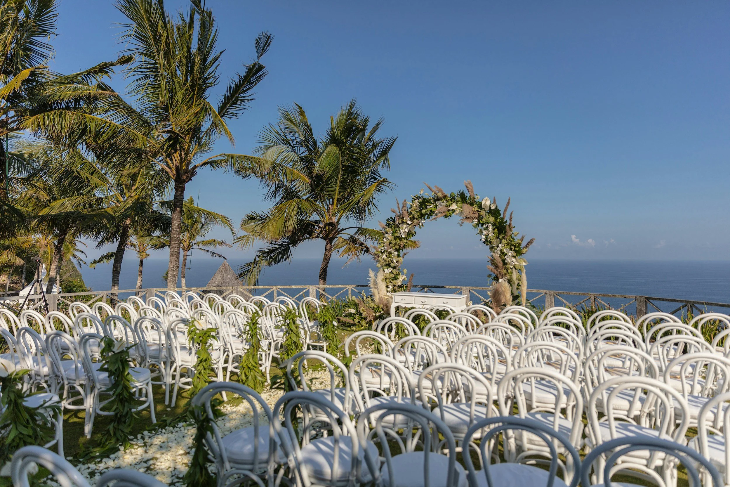 best destination wedding packages ceremony with sea view