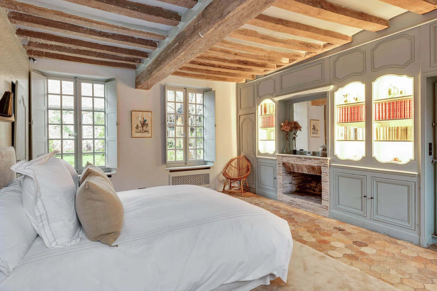 bedroom, most beautiful village in france