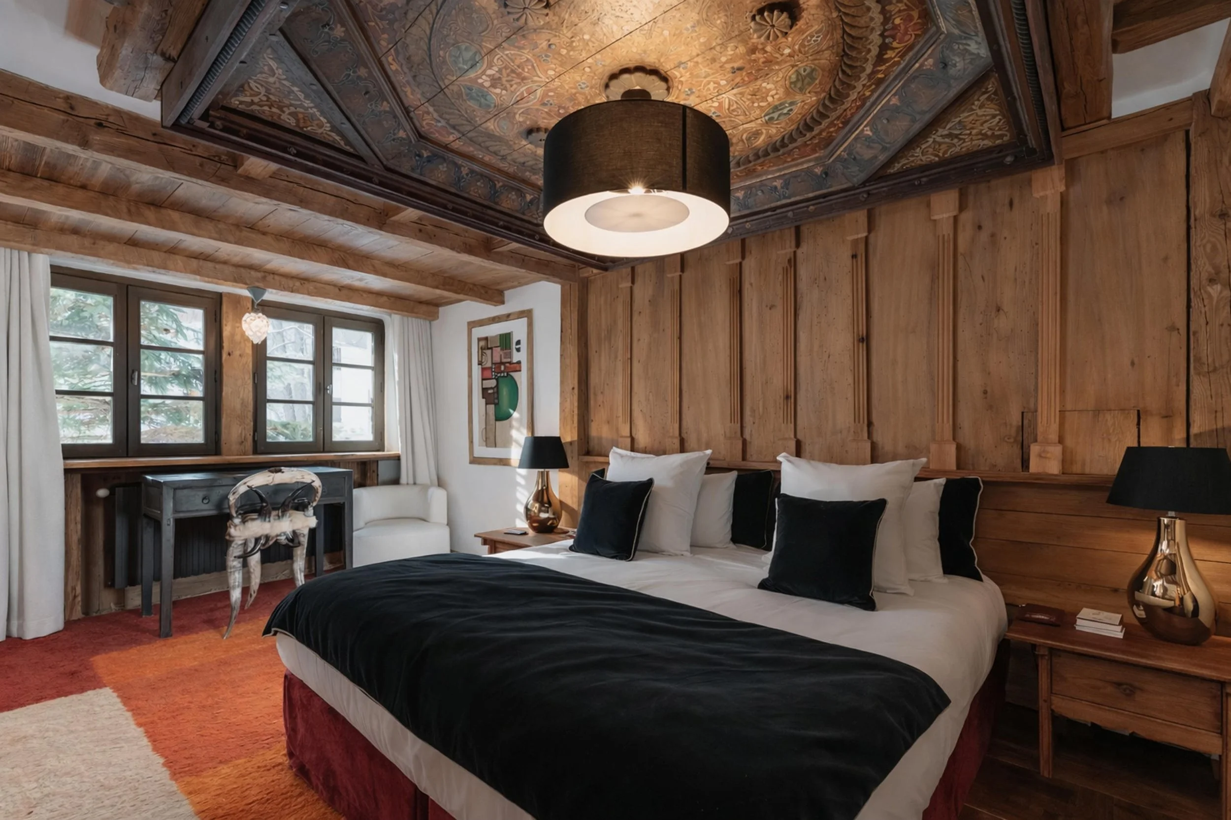 best luxury ski chalets to rent in Val d'Isère bedroom
