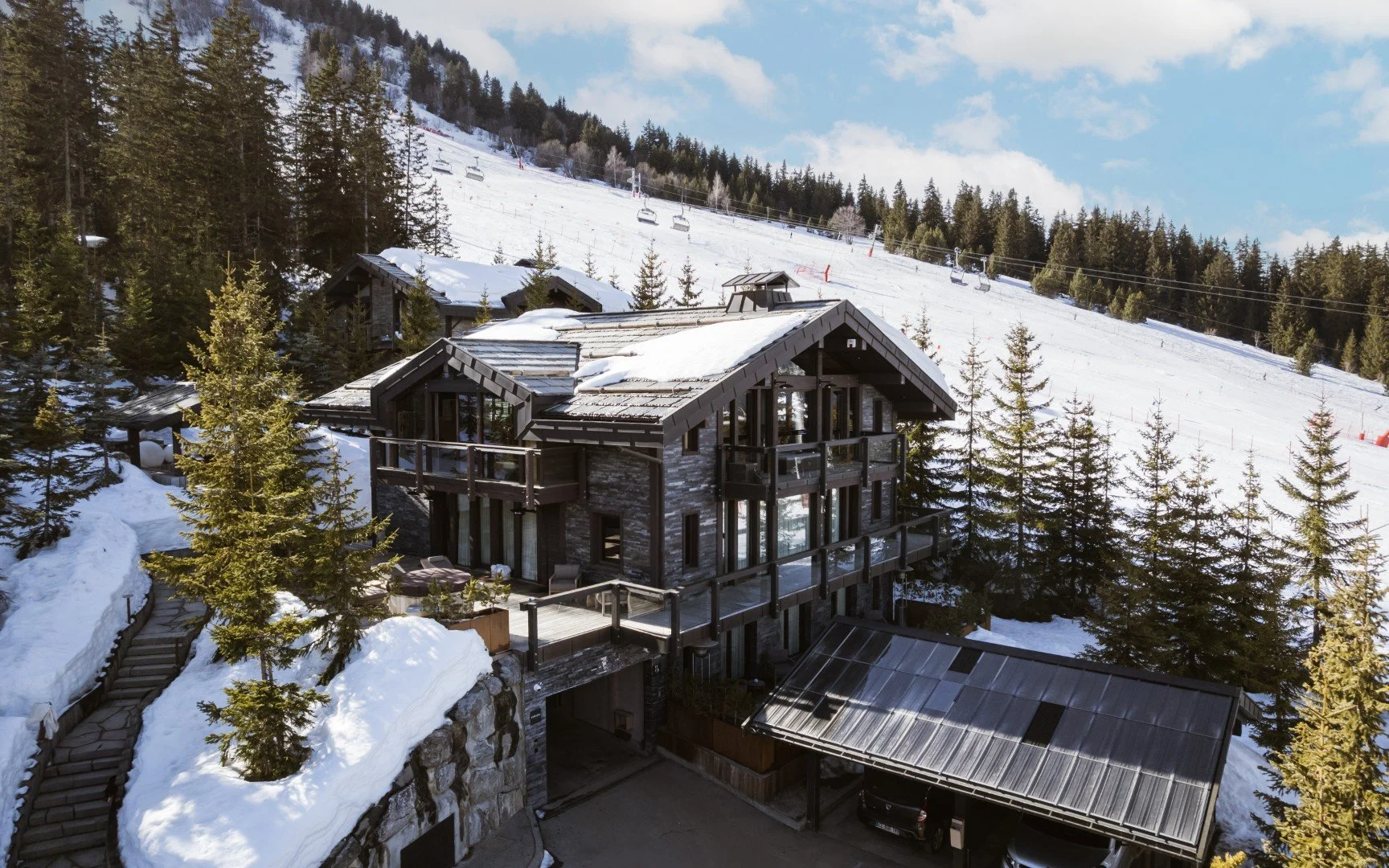 best luxury ski chalet to rent in Courchevel