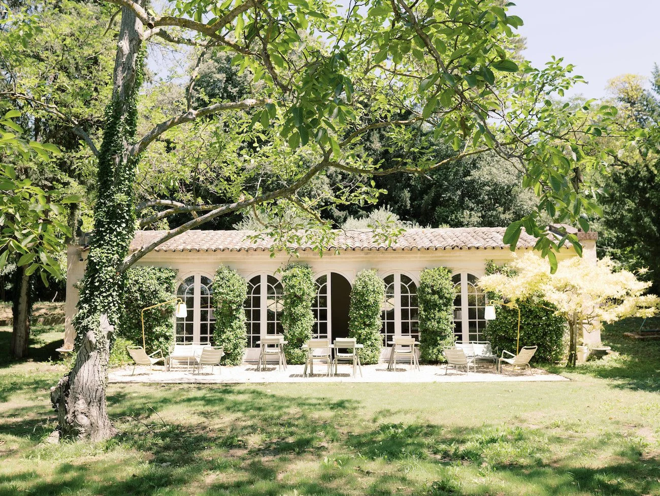 castle to rent in Europe orangery